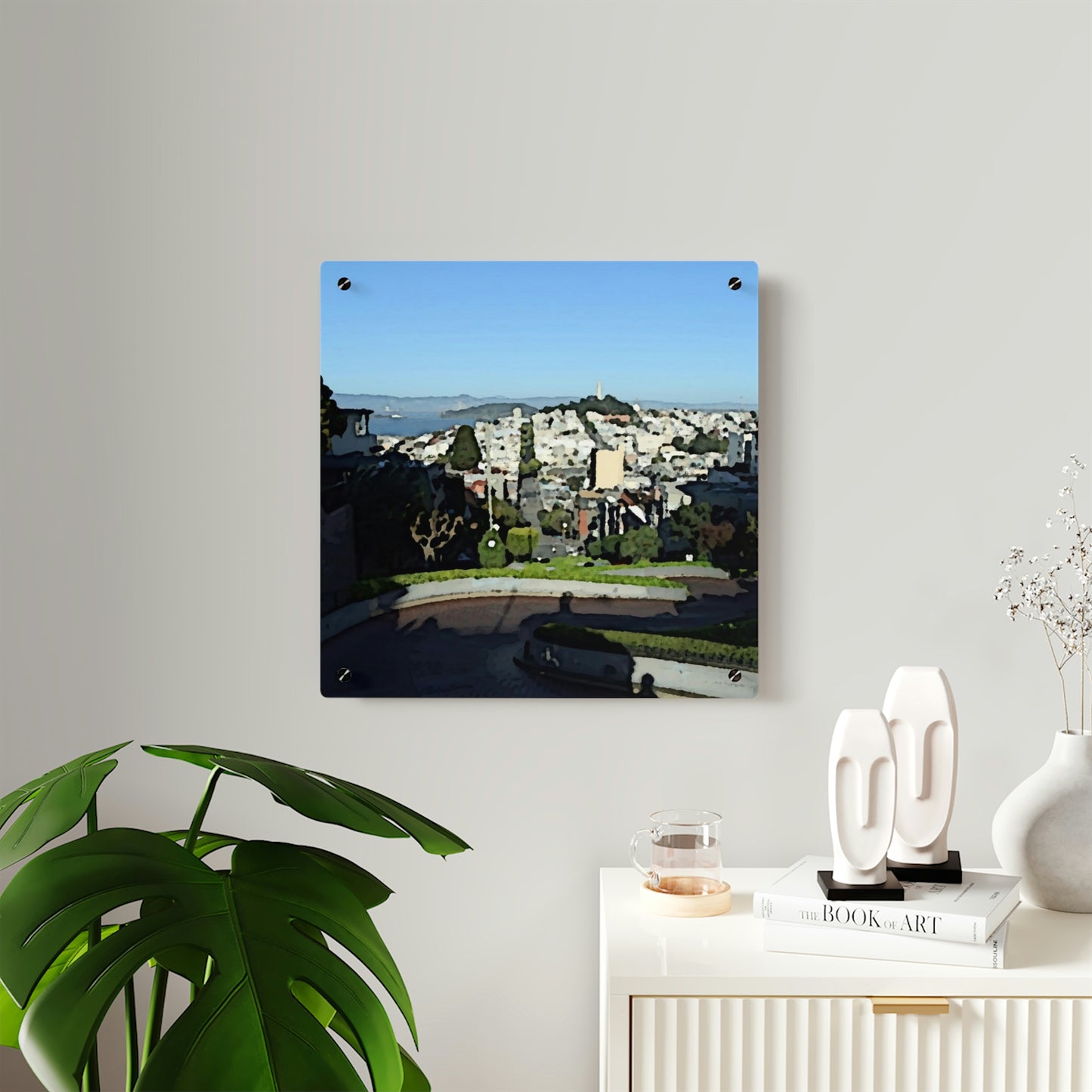 Acrylic Wall Art Panels ... "Lombard Street San Francisco, CA, USA" ... Family Archives 1970's ... Original Works ...