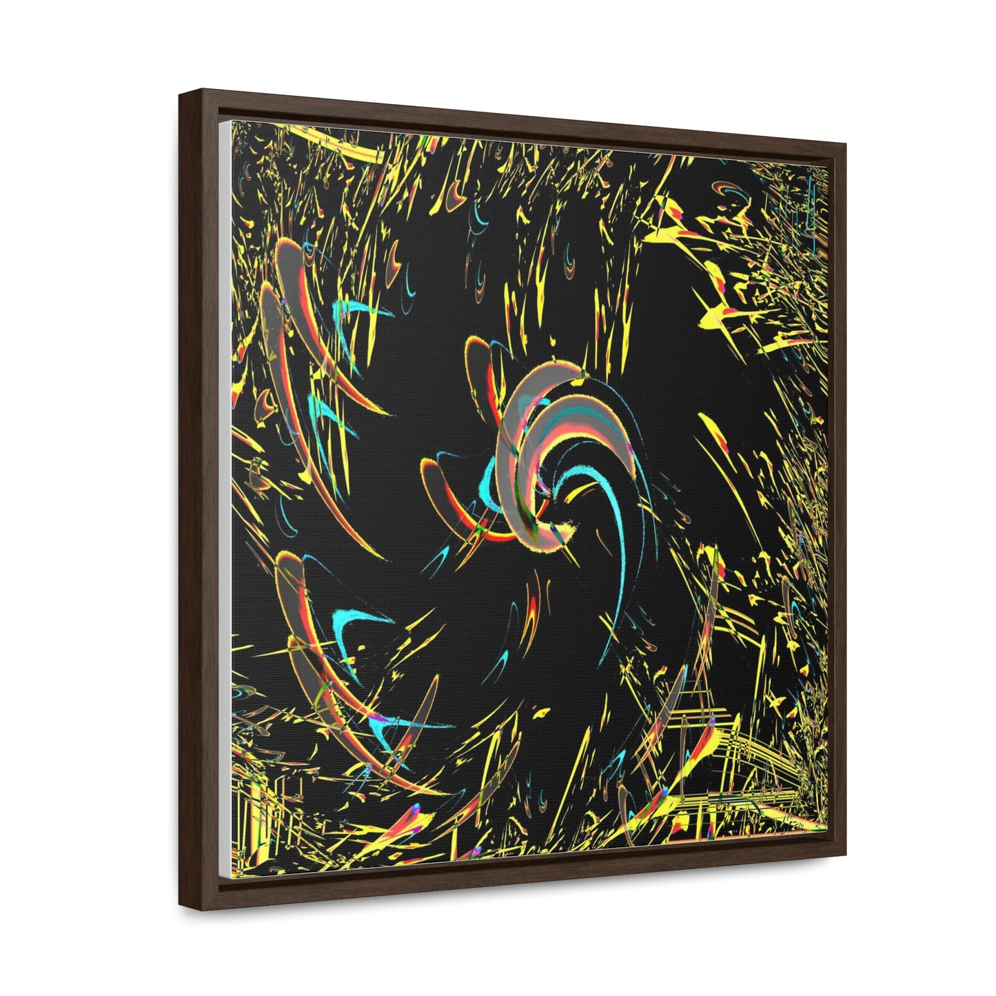 Gallery Canvas Wraps, Square Frame ... "Waning Moon" ... Central Idaho ... October 2022 ... Rendering Time: 22 Hours ... Original Works ...