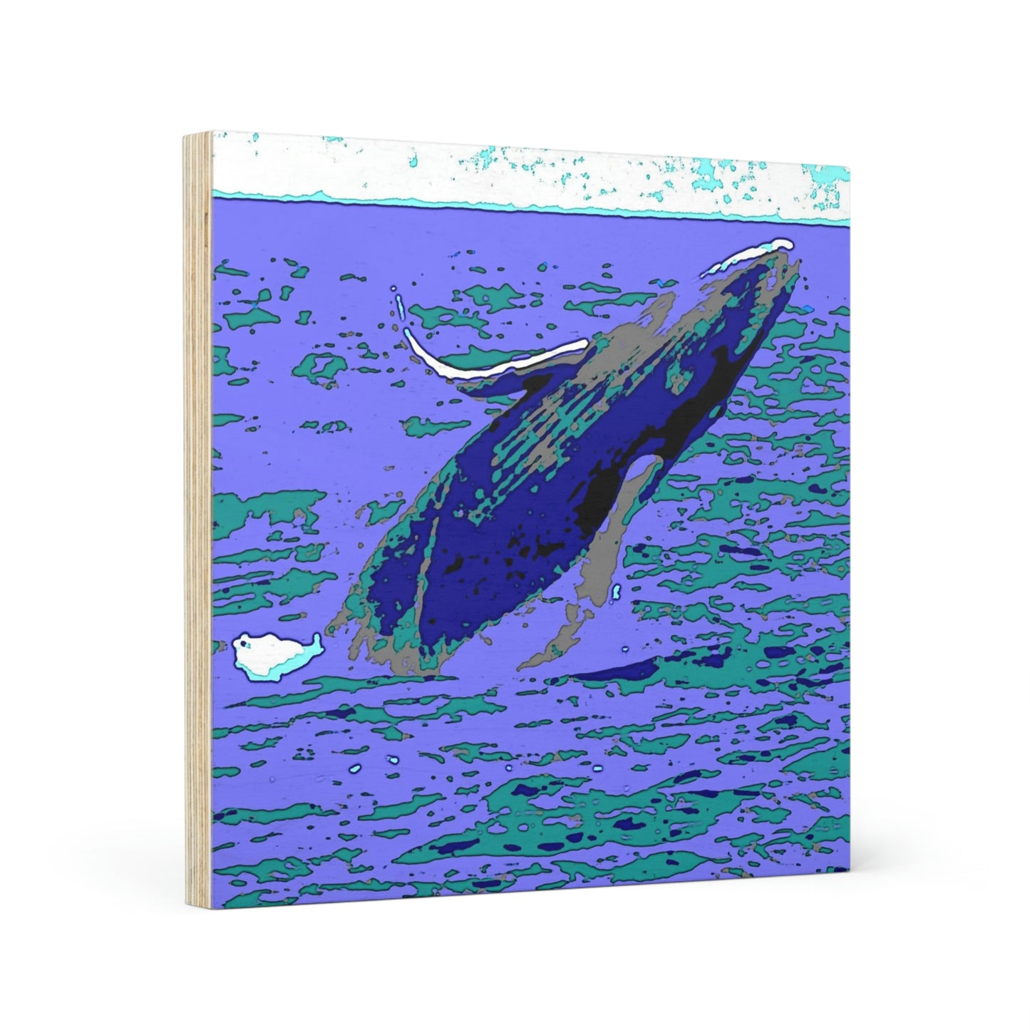 Wood Canvas ... Baby Humpback Breaching ... Maui, HI: April 2022 ... "Family Archives: KPH" ... Original Works ...