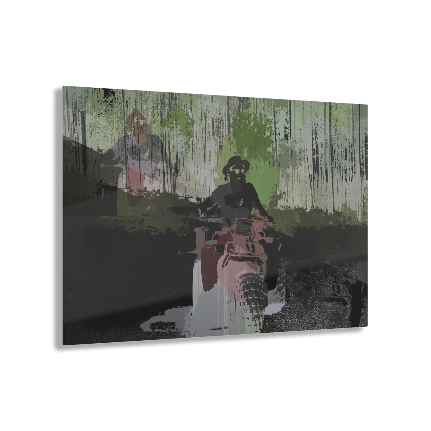Acrylic Prints ... 3-Wheeln' N' Groovin The Mountain Roads ... Central Idaho ... Original Works ...