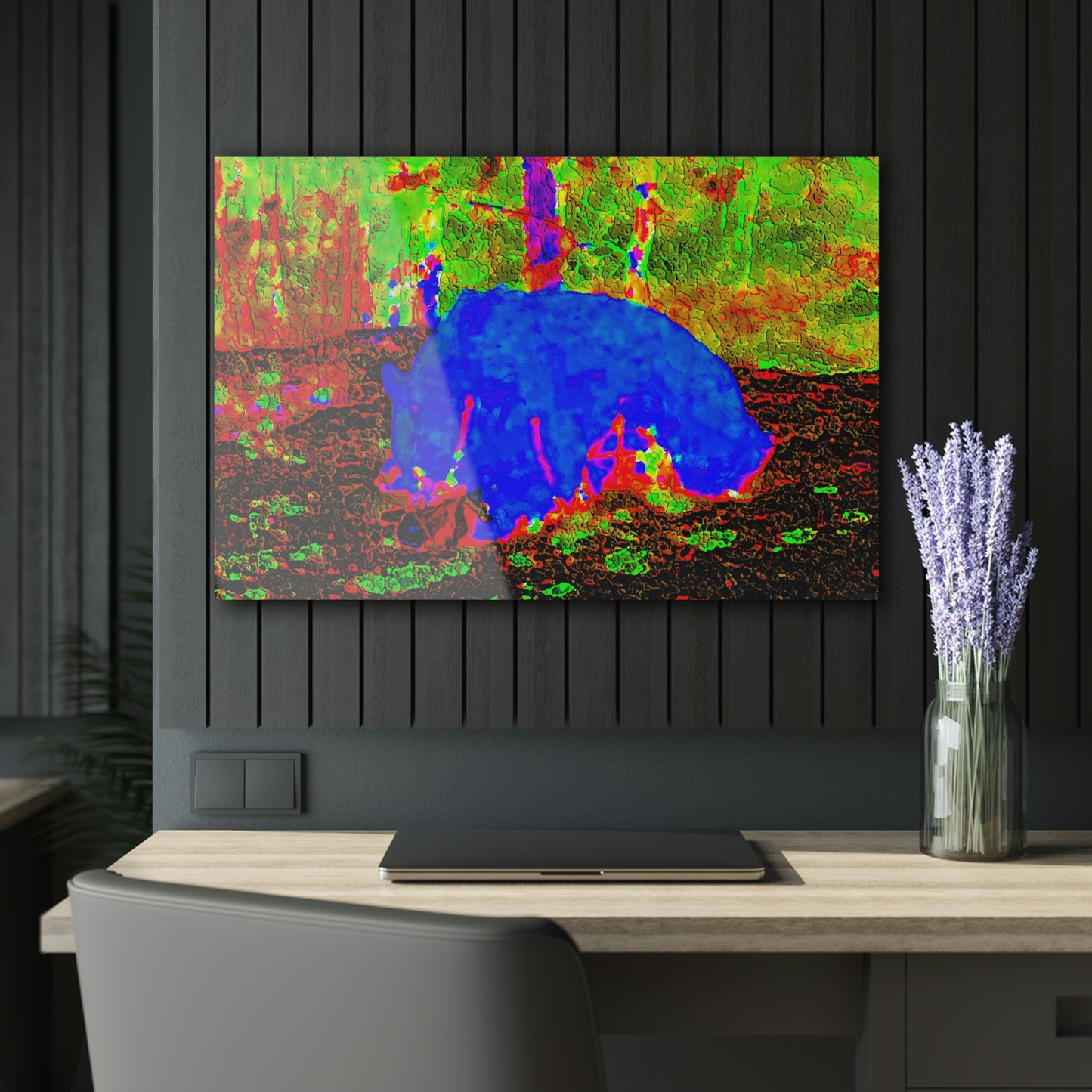 Acrylic Prints (French Cleat Hanging) ... RCY: "Rhett Creek Yogi ... '500 Lbs Of Autumn Season Hunger' ..."  ... September 2022 ... Central Idaho ... Original Works ...