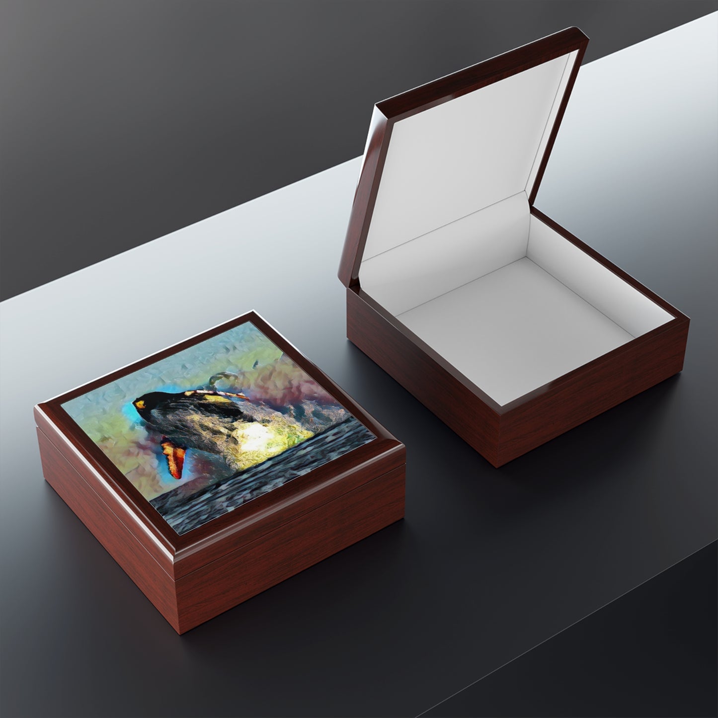 Jewelry Box ... An Extraordinary Humpback Breach ... 'With Explosive Energy' ... Family Archives (KPH) ... Circa: 21st Century. Maui, HI ... Original Works ...