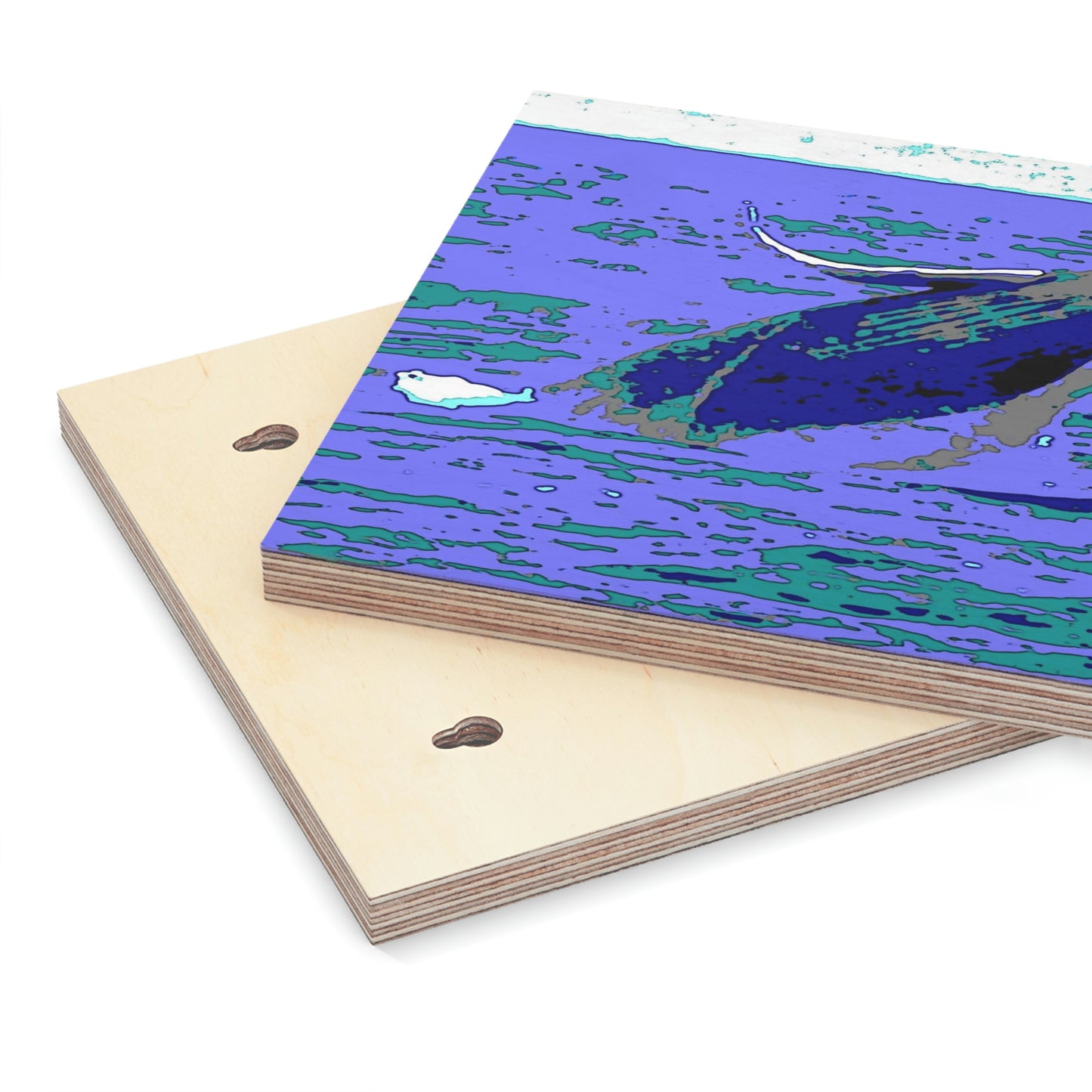 Wood Canvas ... Baby Humpback Breaching ... Maui, HI: April 2022 ... "Family Archives: KPH" ... Original Works ...