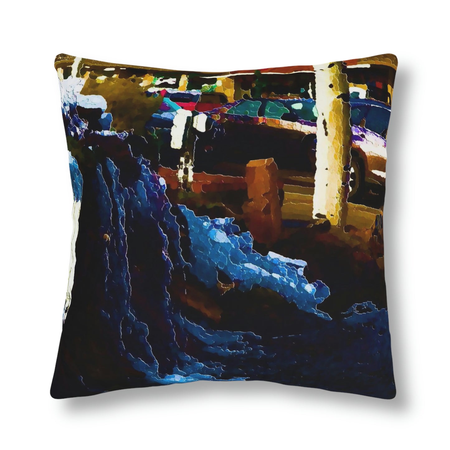 Waterproof Pillows ...  "Ice & Water Sculpted" ... Downtown Grangeville, Idaho ... Adjacent To Irwin Pharmacy ... 5Jan23 ... Original Works ...