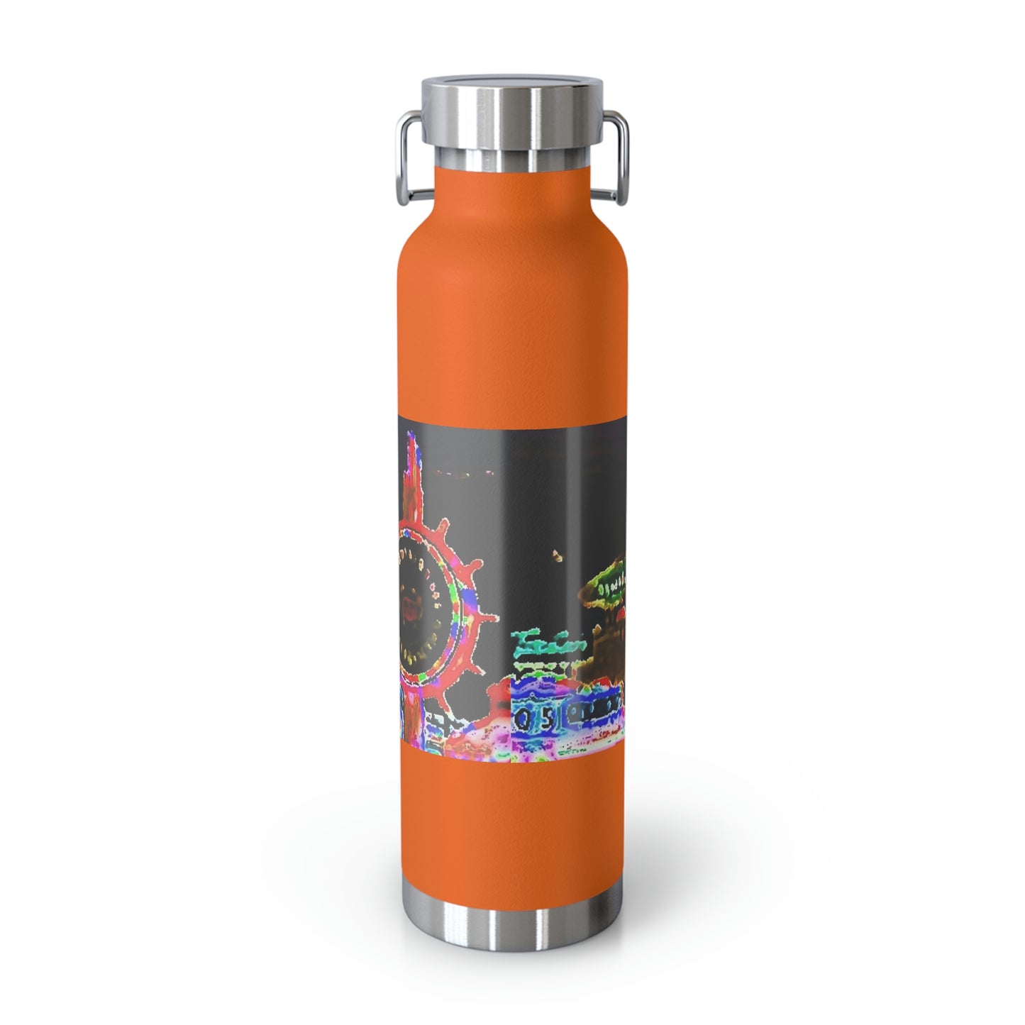 Copper Vacuum Insulated Bottle, 22oz ... "No.9 Fishermen's Grotto - Fishermen's Wharf, SF, California" ... Family Archives: 1970's ... Original Works ...