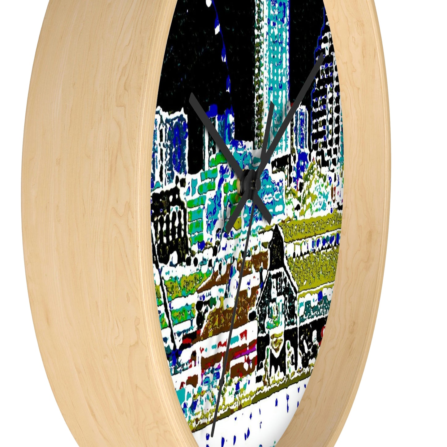 Wall clock ... That Classic Wheel ... 'Seattle's Wheel' ... & An Old Classic Waterside Vendors ...  'Family Archives' ... Original Works ...