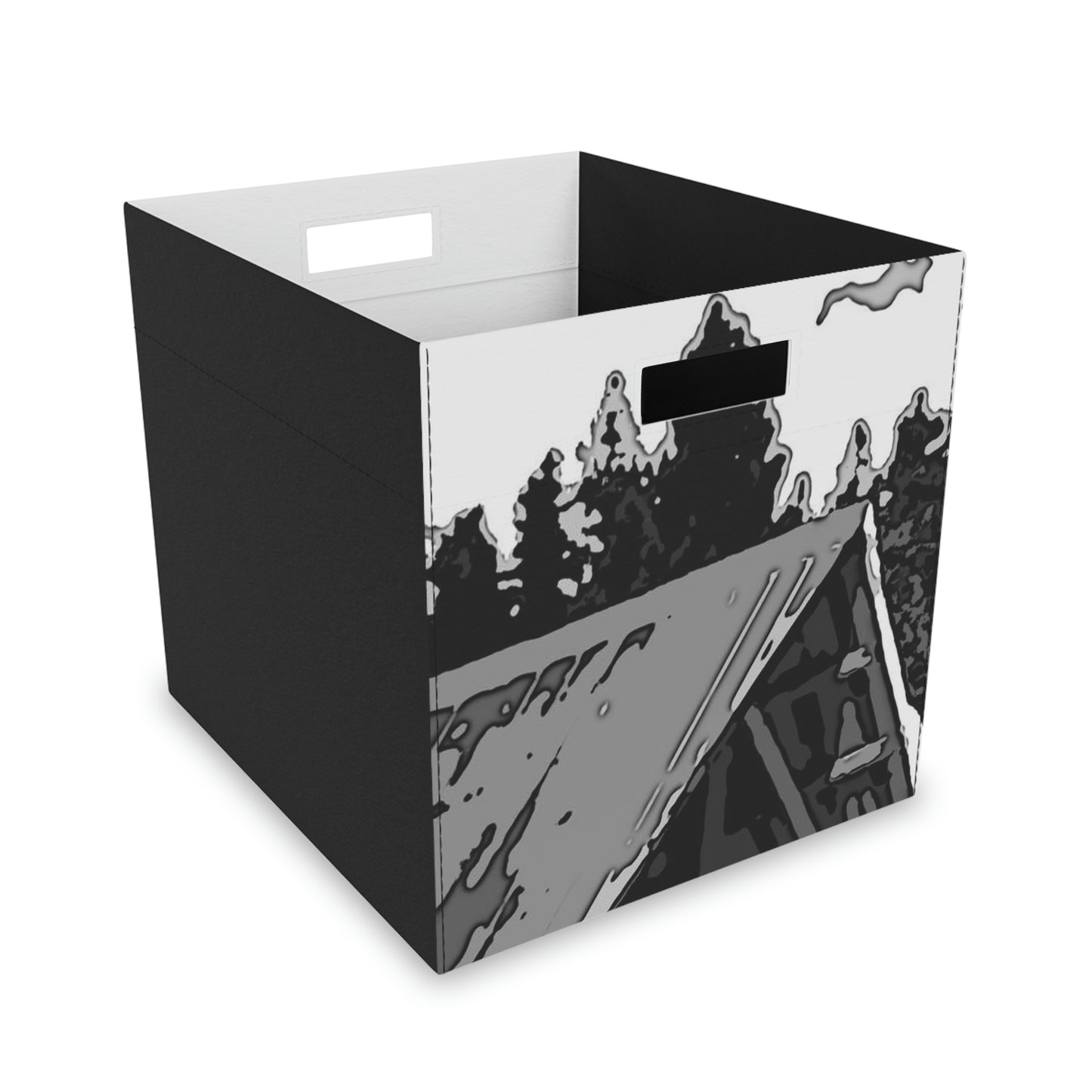 Felt Storage Box ... A Beautiful Lodge & Back-Country Outfitter In A Mountain Town ... 'Dixie, Idaho, November 2022' ... Original Works ...
