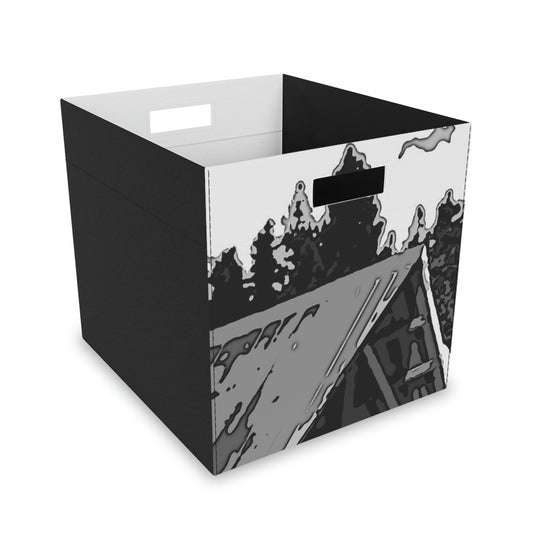Felt Storage Box ... A Beautiful Lodge & Back-Country Outfitter In A Mountain Town ... 'Dixie, Idaho, November 2022' ... Original Works ...