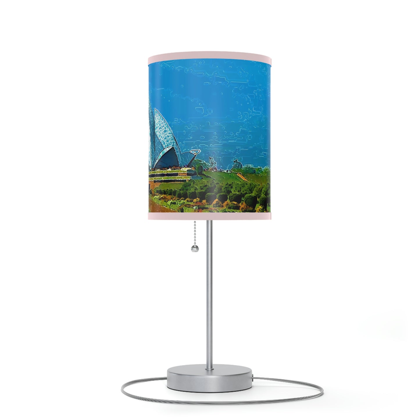 Lamp on a Stand, US|CA plug ... 'Bahai'i House-Of-Worship' ... "Lotus Temple: Delhi, India, 2008" ... Original Works ...