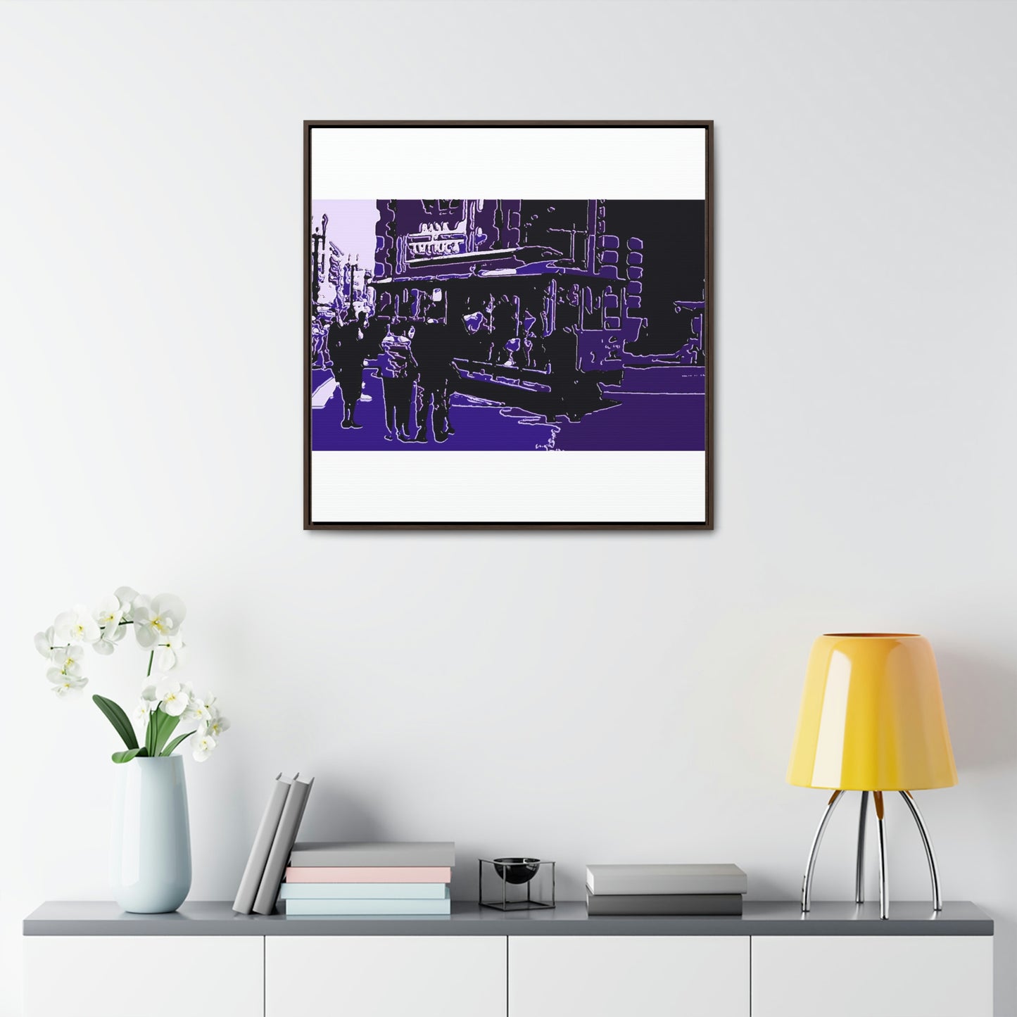 Gallery Canvas Wraps, Square Frame ... San Francisco ... 'Rice-A-Roni-A-San Francisco Treat' ... "A Cable Car Classic" ... Family Archives: 1973 ... Original Works ...