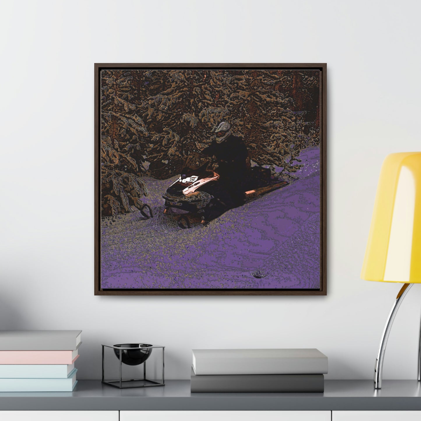 Gallery Canvas Wraps, Square Frame ... Yep ... "Another Day ... Riding Through The Wilderness ... " ... February 2023 ... Original Works ...