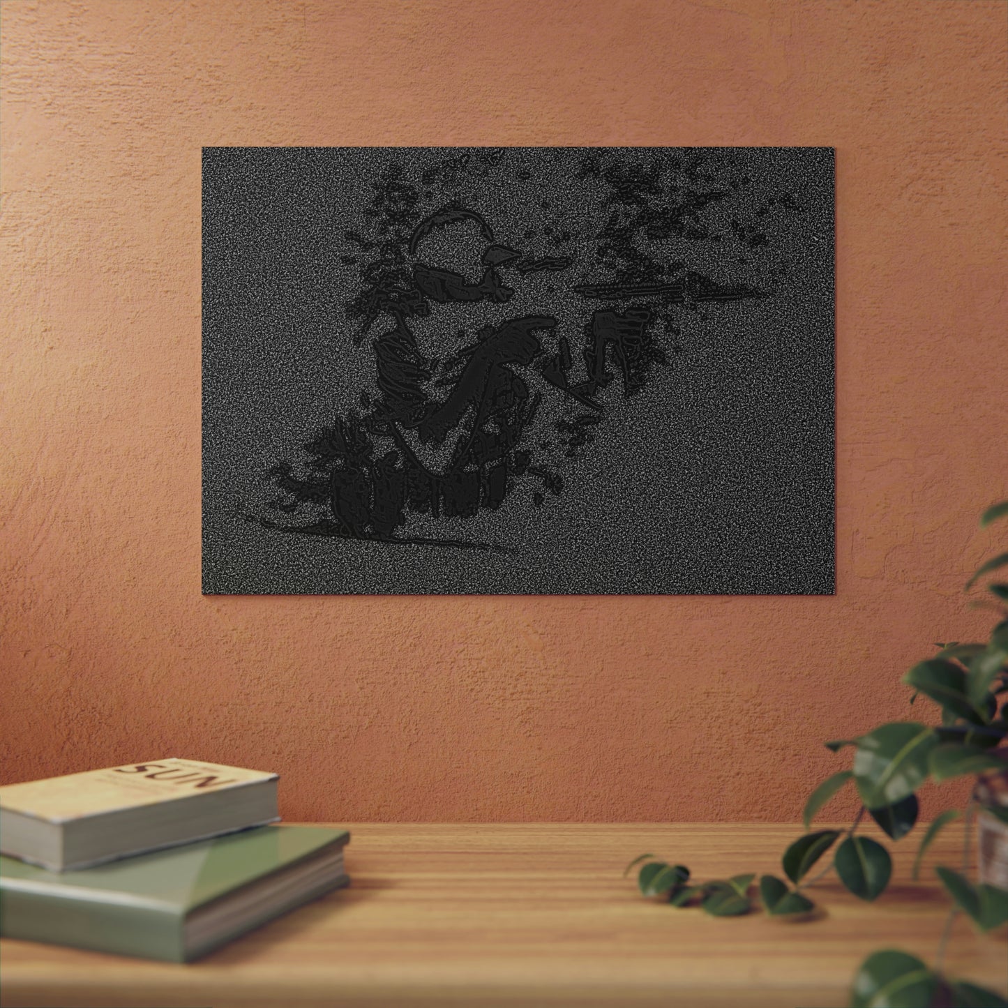 Aluminum Composite Panels ... The Hunter ... "Narows His Sights & Fires" ... April 2022 ... Central Idaho ... Original Works ...