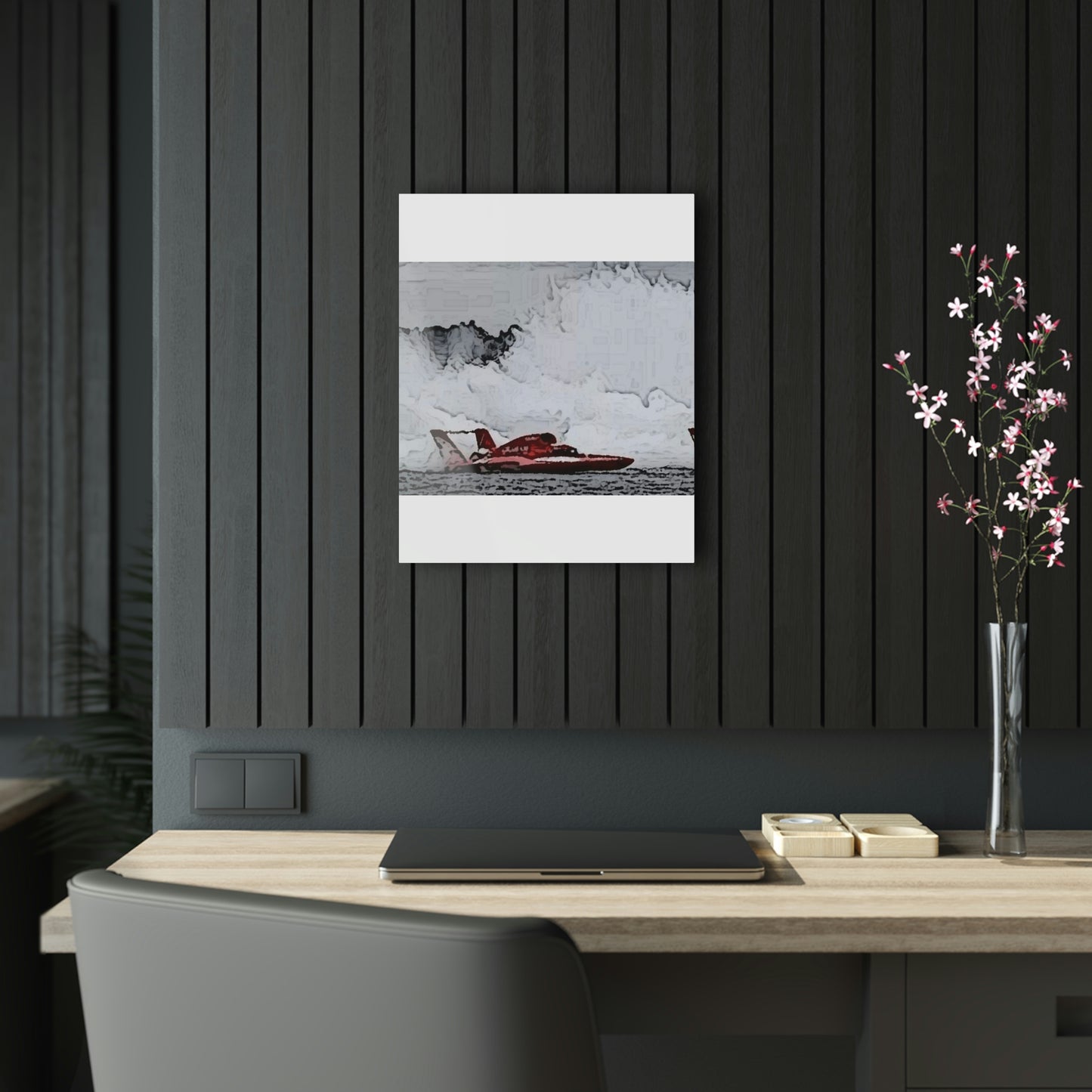 Acrylic Prints ... Seattle Columbia Cup On Lake Washington ... "Dave Wilcox Heads For The Win" ... Associate Gift-Photo ... Original Works ...