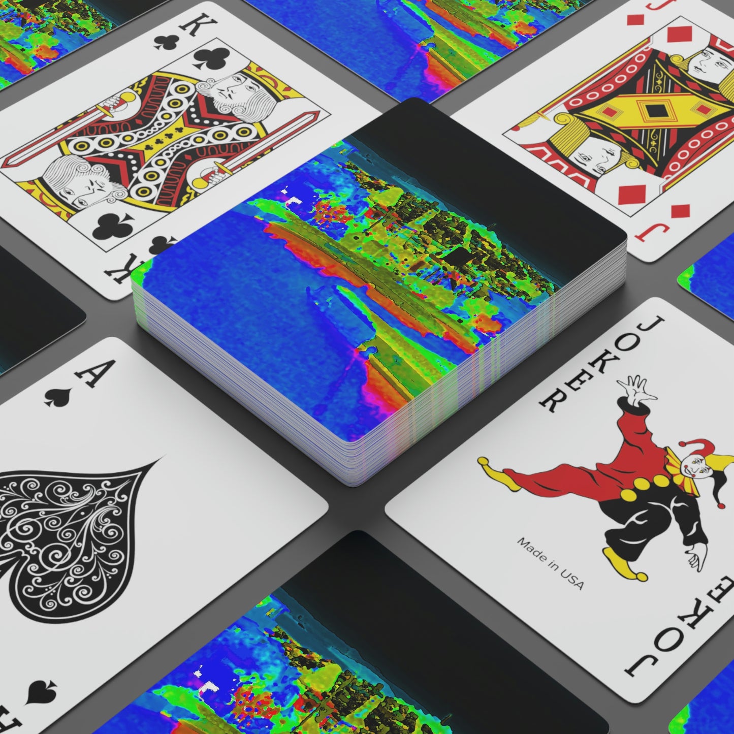 Custom Poker Cards ... "Lombard Street San Francisco, CA, USA" ... Family Archives 1970's ... Original Works ...