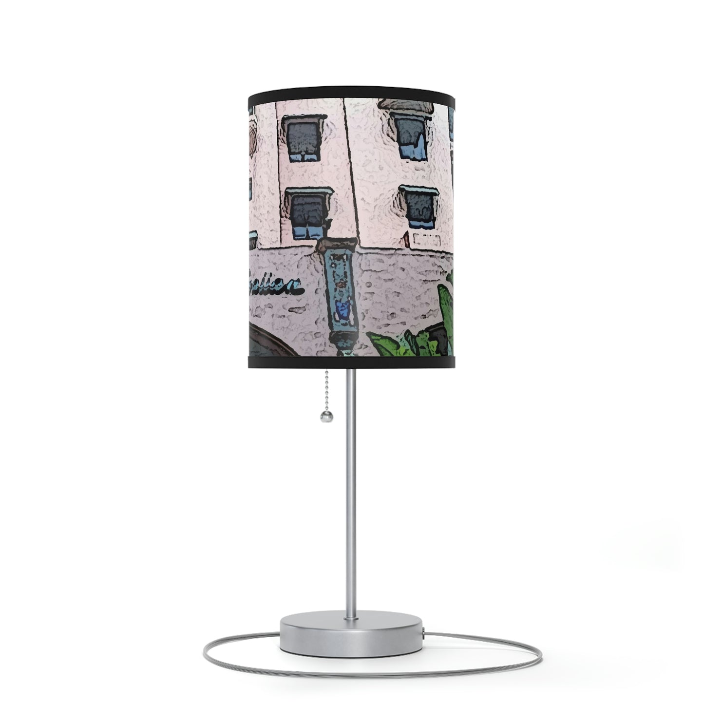 Lamp on a Stand, US|CA plug ...  "La Grande Entree" At: 'The Pink Palace' ... The Royal Hawai'ian ... Honolulu, HI ... '27Oct2014' ... Original Works ...