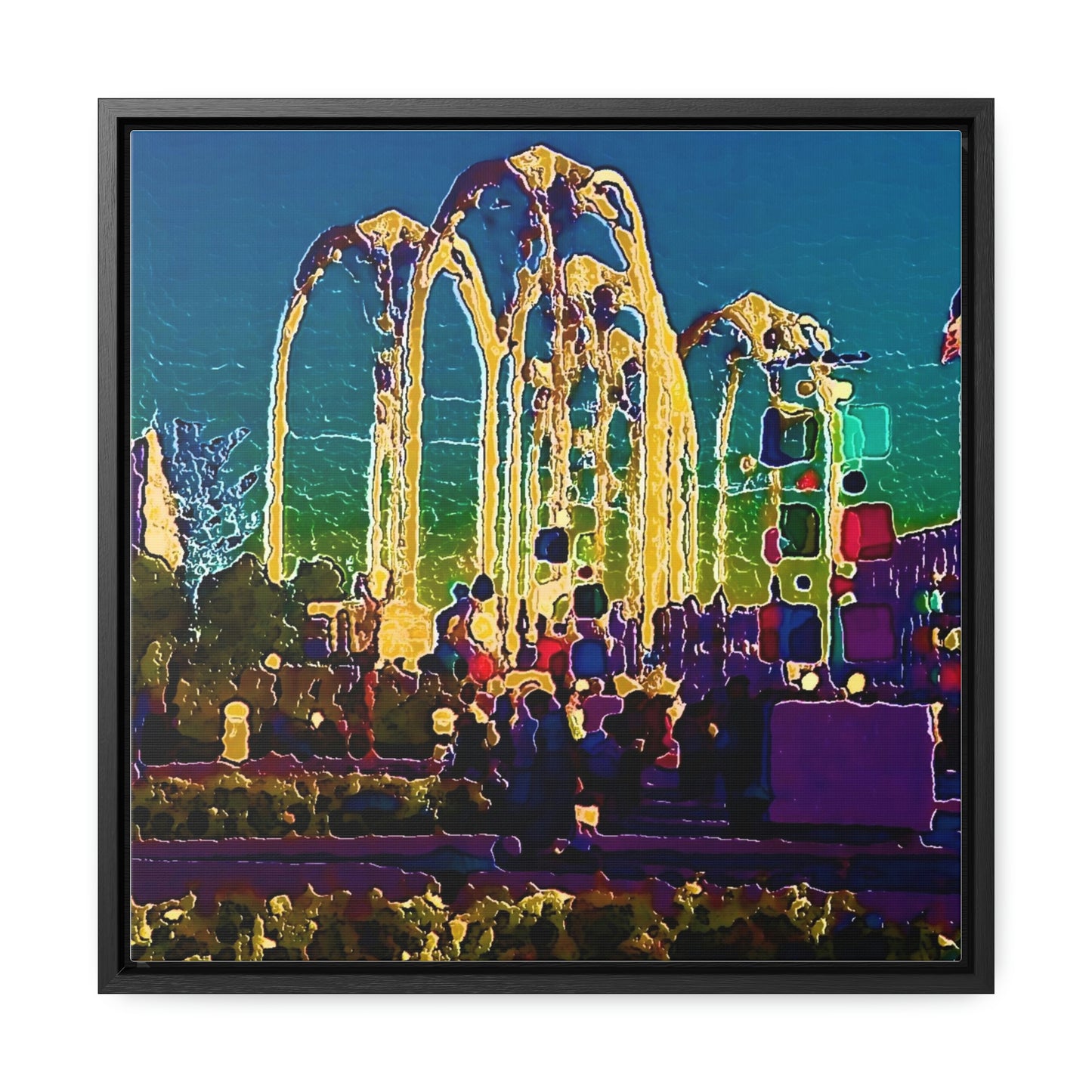 Gallery Canvas Wraps, Square Frame ... "Arches 'Like-No-Other' ... " Seattle World's Fair: 1962. A Family Original ...