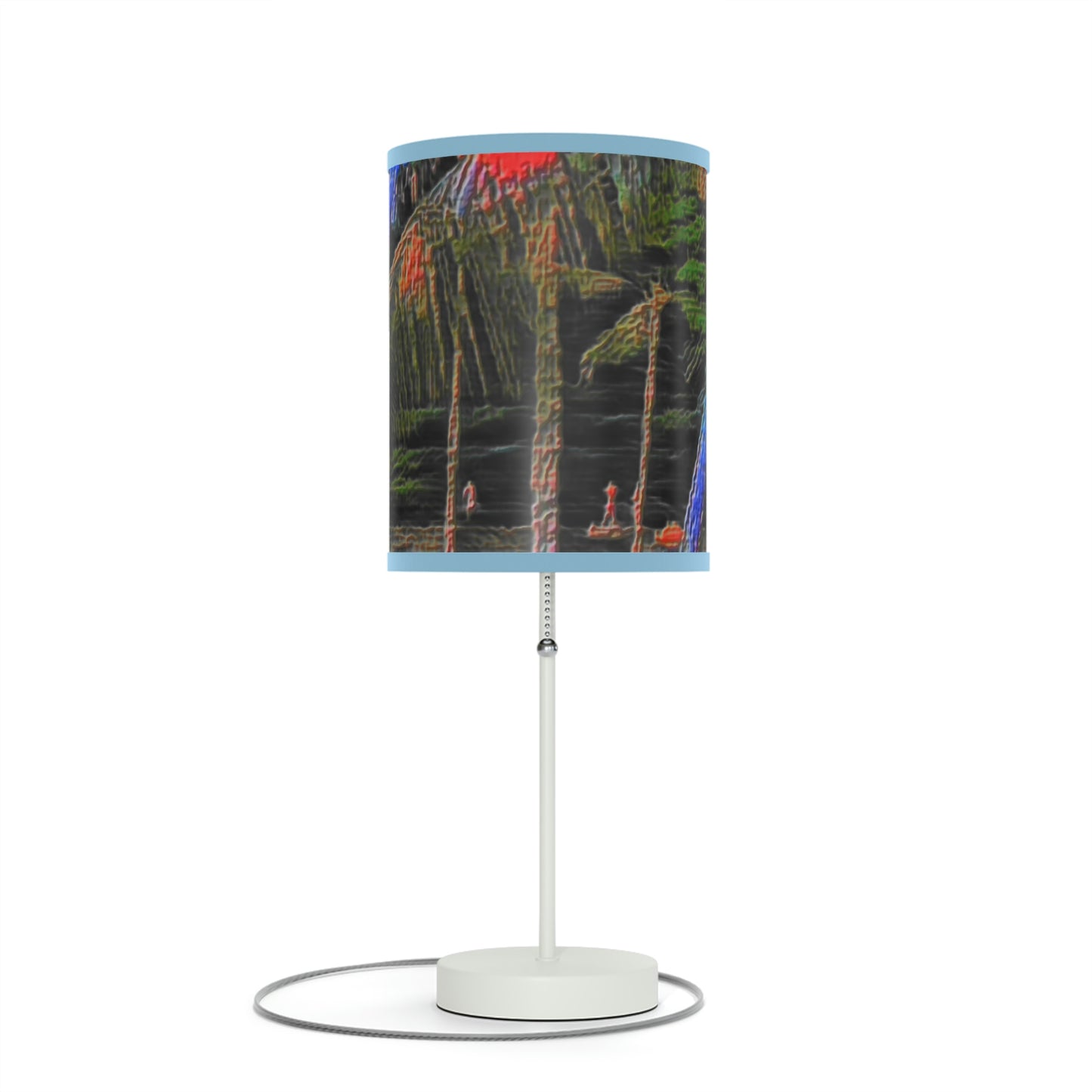 Lamp on a Stand, US|CA plug ... "The Royal Hawai'ian: Waikiki Beach_Beach" ... Honolulu, HI ... Ocotber 2014 (Halloween) ... Original Works ...