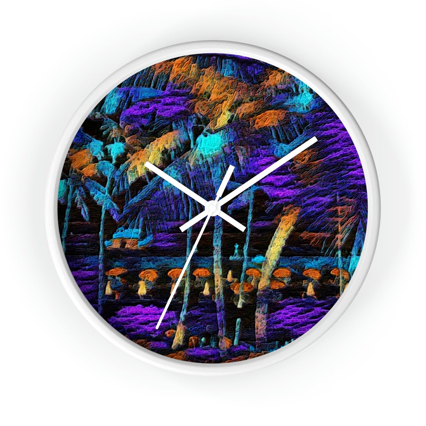 Wall Clock ... "The Royal Hawai'ian: Waikiki Beach_Beach" ... Honolulu, HI ... Ocotber 2014 (Halloween) ... Original Works ...