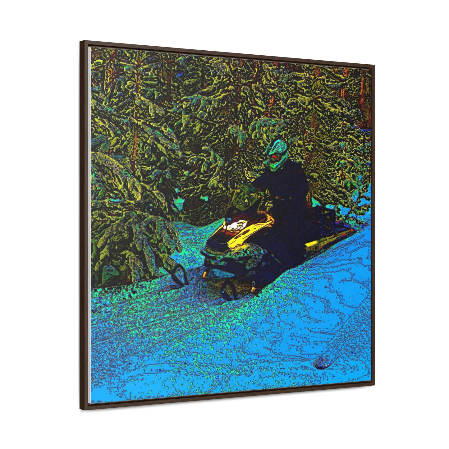 Gallery Canvas Wraps, Square Frame ... Yep ... "Another Day ... Riding Through The Wilderness ... " ... February 2023 ... Original Works ...