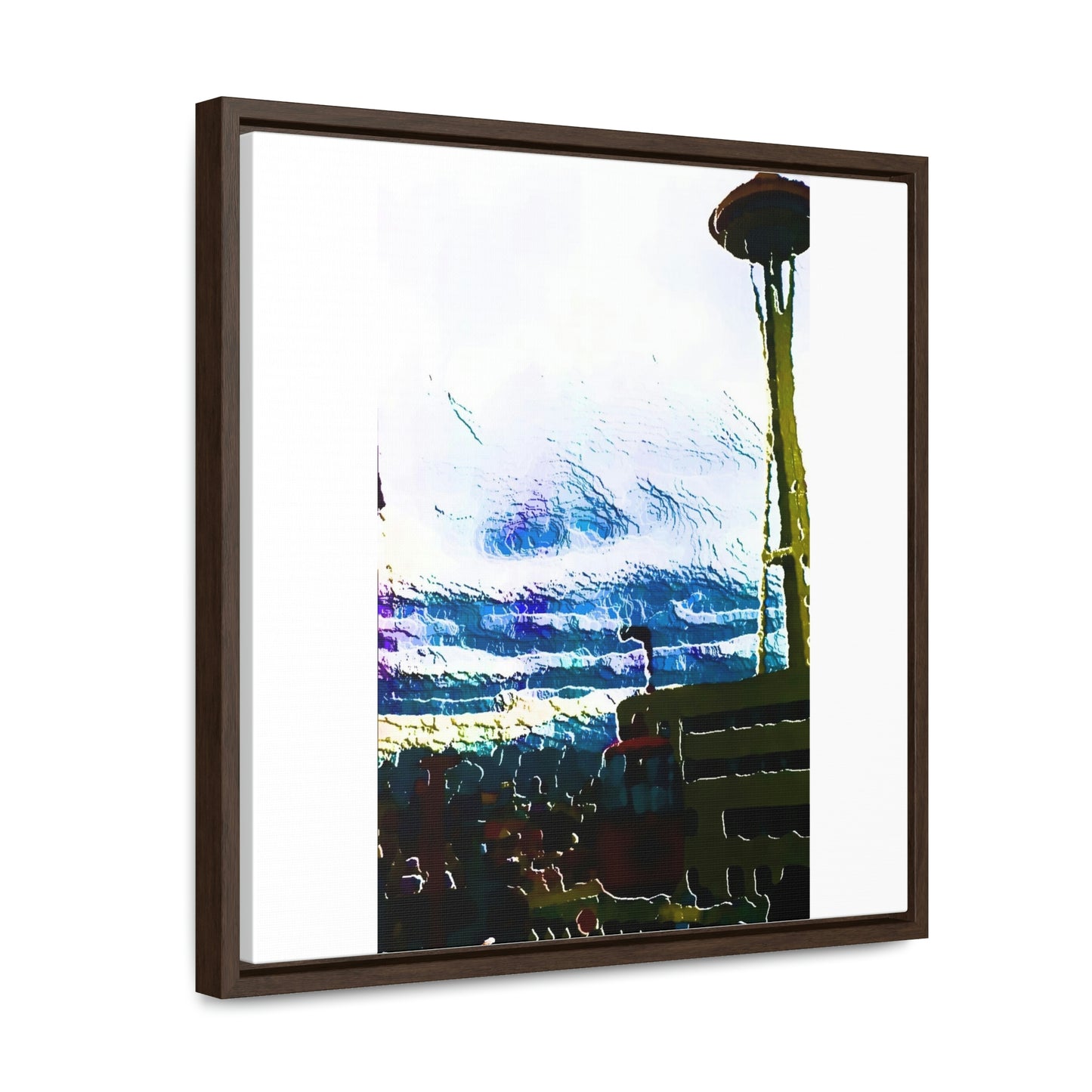 Gallery Canvas Wraps, Square Frame ... Air Tram-Way Gondola & Seattle Space Needle: Seattle World's Fair: 1962 ... Original Works ...