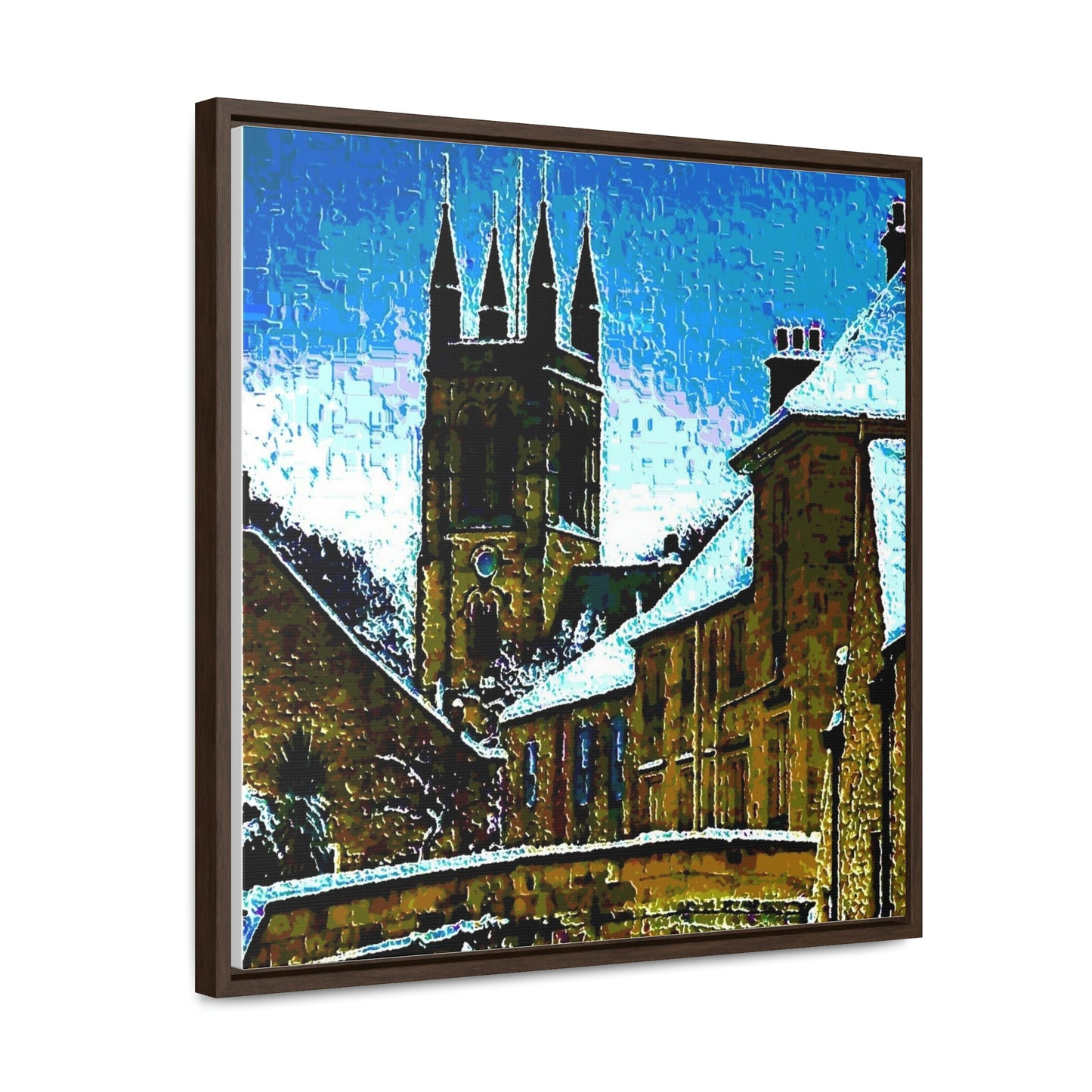 Gallery Canvas Wraps, Square Frame ... Walikng The Streets & Alleys ... 'Strolling The Canals ... '  ... Original Works  ...