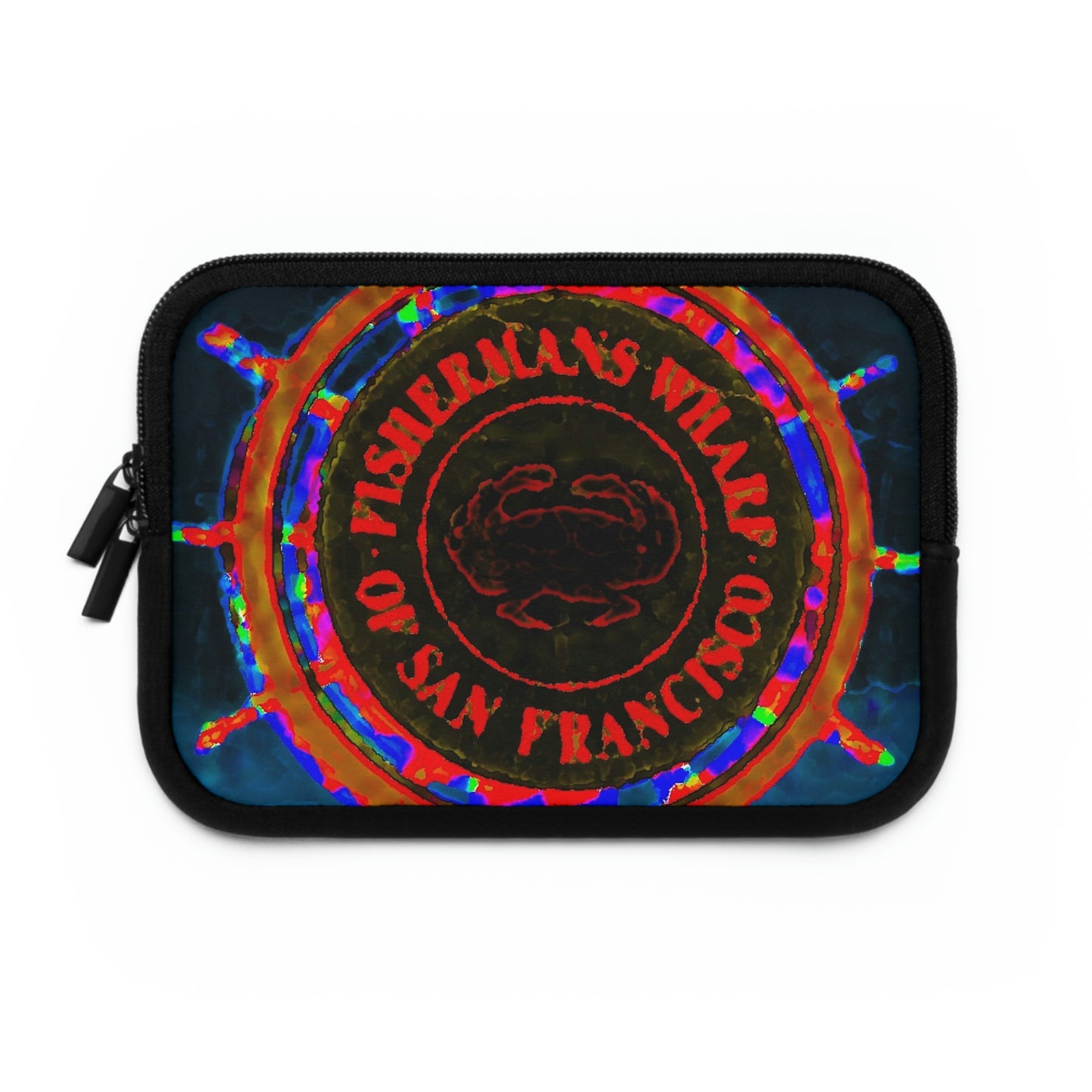 Laptop Sleeve ...  "No.9 Fishermen's Grotto - Fishermen's Wharf, SF, California" ... Family Archives: 1970's ... Original Works ...