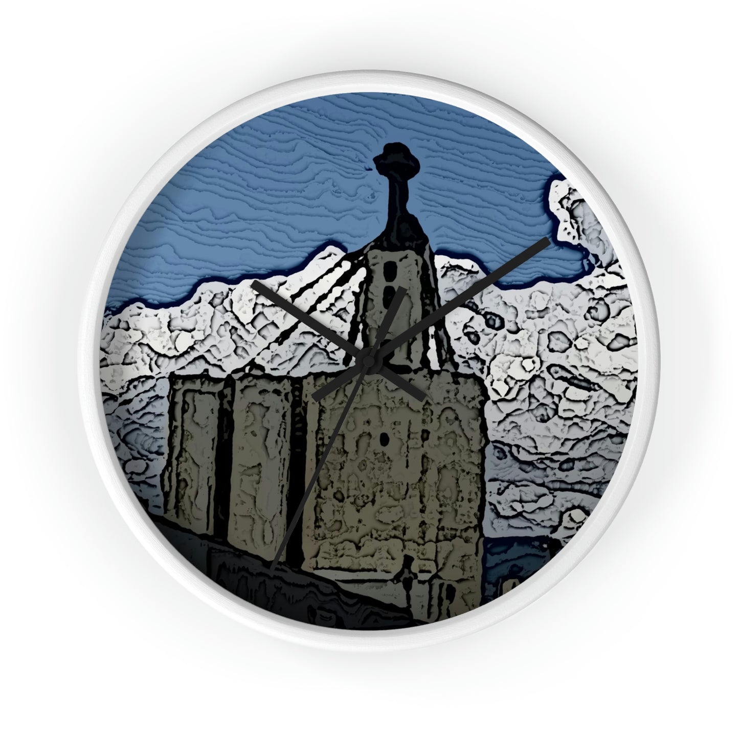 Wall clock ... "ICP: Idaho County Propane ... 'Production Facilities Grangeville, Idaho' ... "  Original Works: Rendering Time: 10 Hours ...