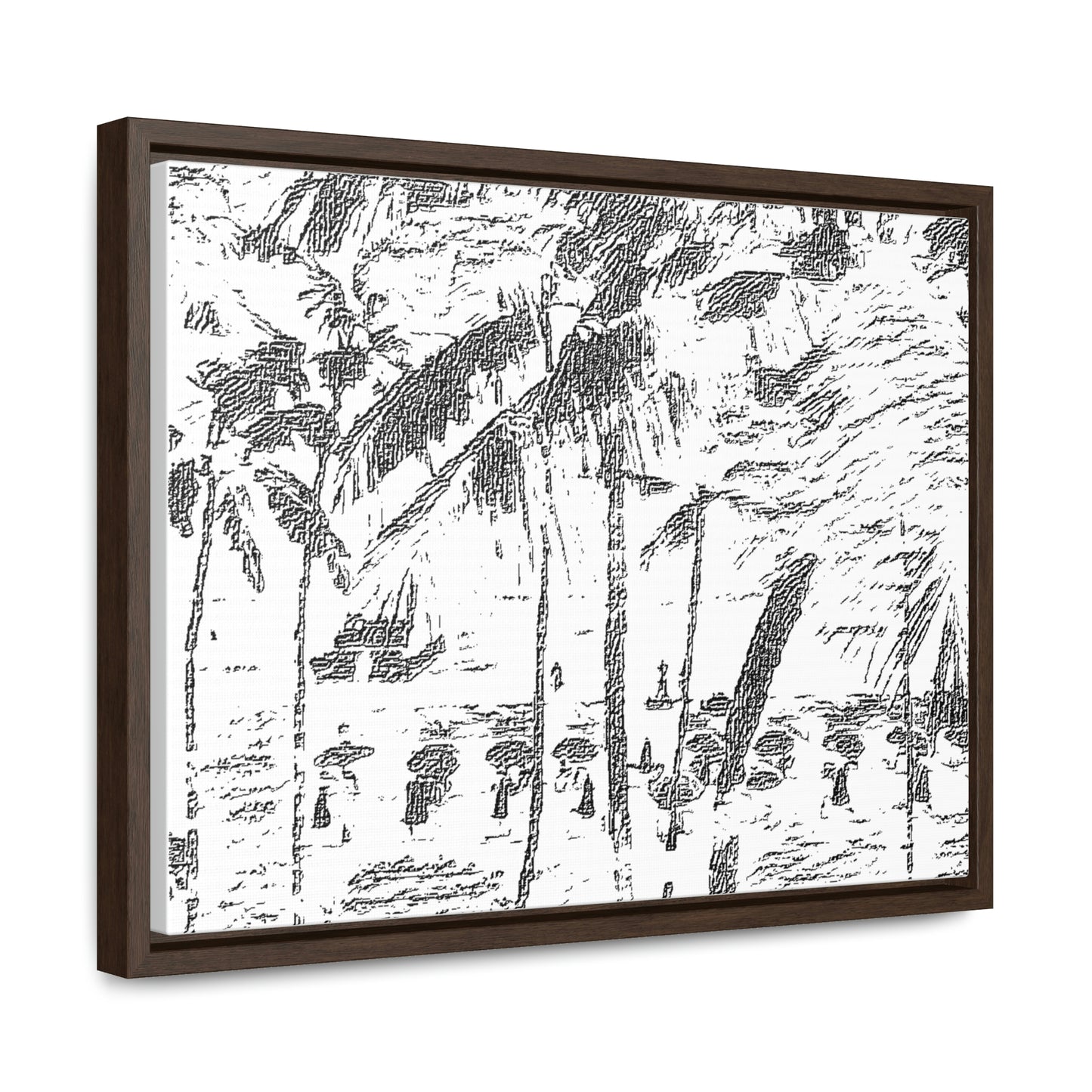 Gallery Canvas Wraps, Horizontal Frame ... "The Royal Hawai'ian: Waikiki Beach_Beach" ... Honolulu, HI ... Ocotber 2014 (Halloween) ... Original Works ...