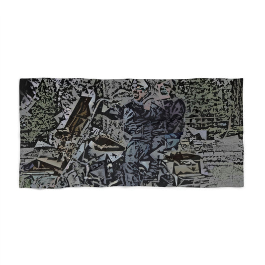 Beach Towel ... The Open Road Beckons ... "Harley 'D' Yearnings ..."  Original Works ...