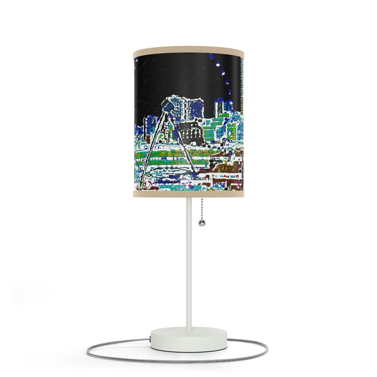 Lamp on a Stand, US|CA plug ... That Classic Wheel ... 'Seattle's Wheel' ... & Old Classic Waterside Vendors ...  'Family Archives' ... Original Works ...