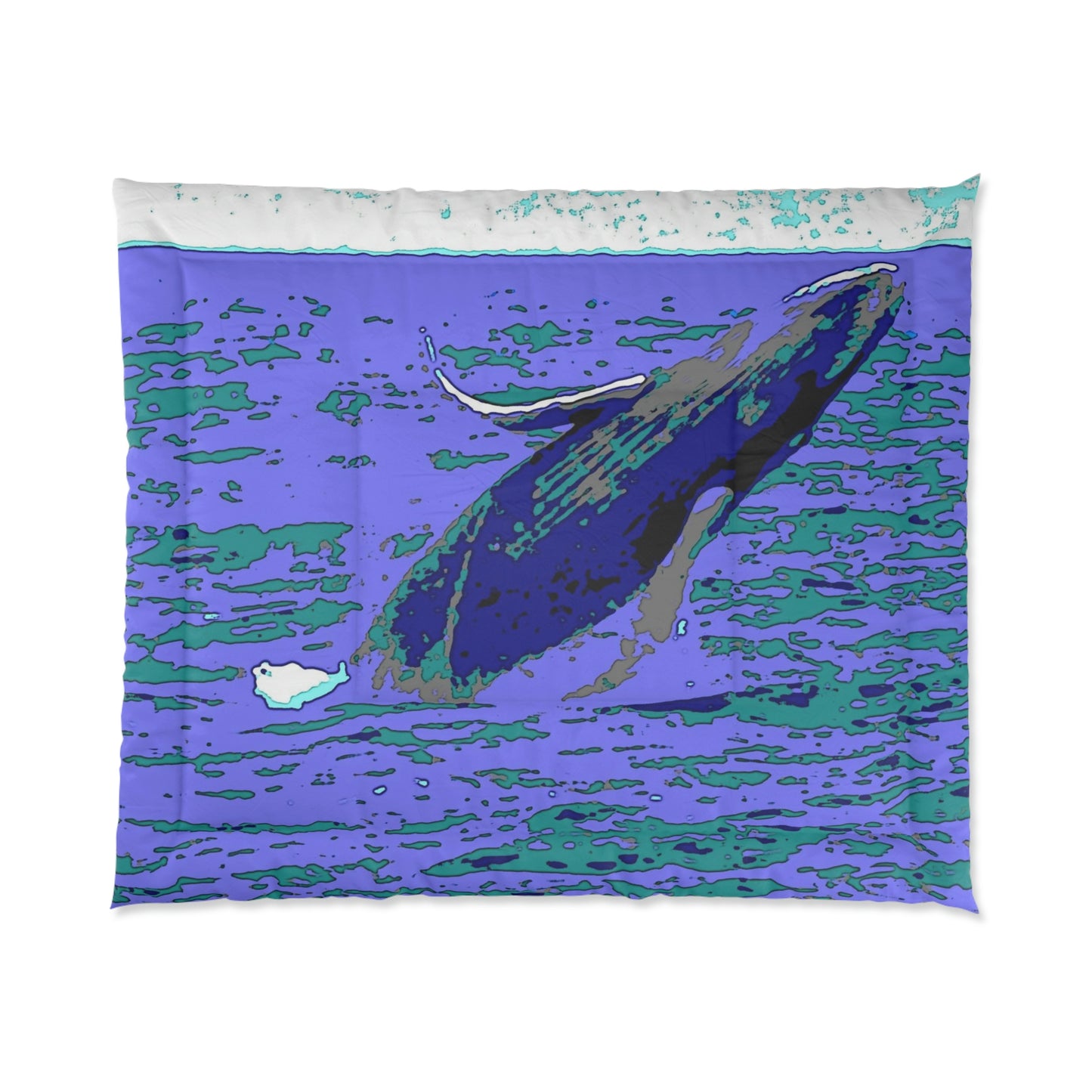 Comforter ... Baby Humpback Breaching ... Maui, HI: April 2022 ... "Family Archives: KPH" ... Original Works ...