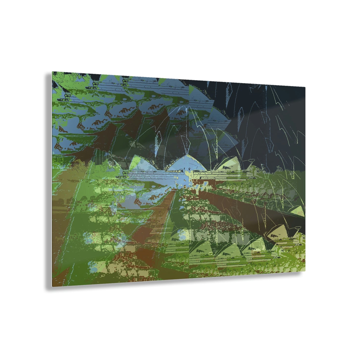 Acrylic Prints ... 'Bahai'i House-Of-Worship' ... "Lotus Temple: Delhi, India, 2008" ... Original Works ...
