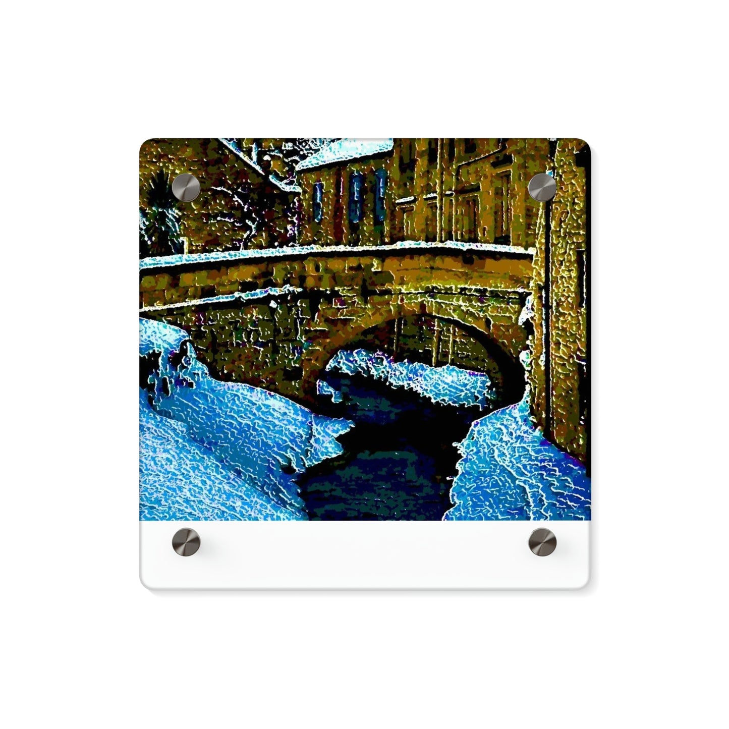 Acrylic Wall Art Panels ... Walikng The Streets & Alleys ... 'Strolling The Canals ... '  ... Original Works  ...