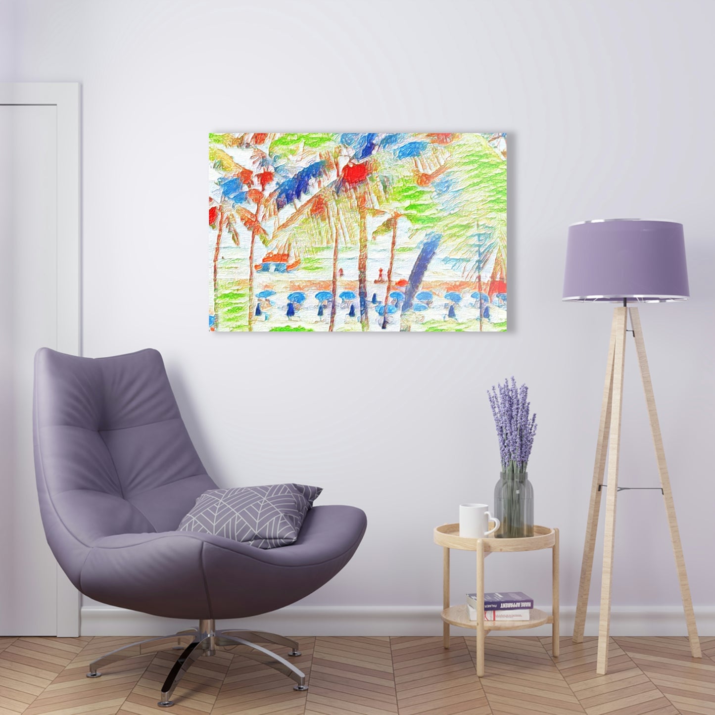 Acrylic Prints ... "The Royal Hawai'ian: Waikiki Beach_Beach" ... Honolulu, HI ... Ocotber 2014 (Halloween) ... Original Works ...