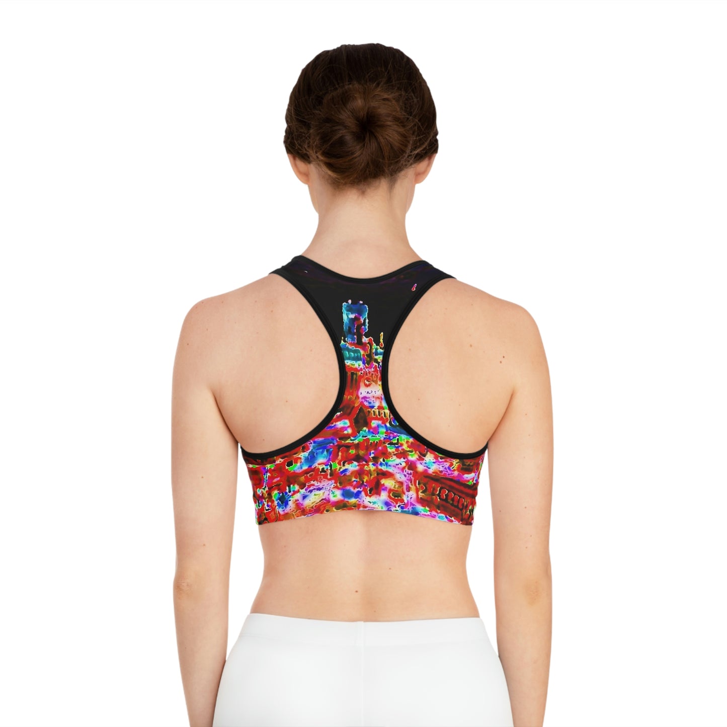 Sports Bra (AOP) ... "No.9 Fishermen's Grotto - Fishermen's Wharf, SF, California" ... Family Archives: 1970's ... Original Works ...