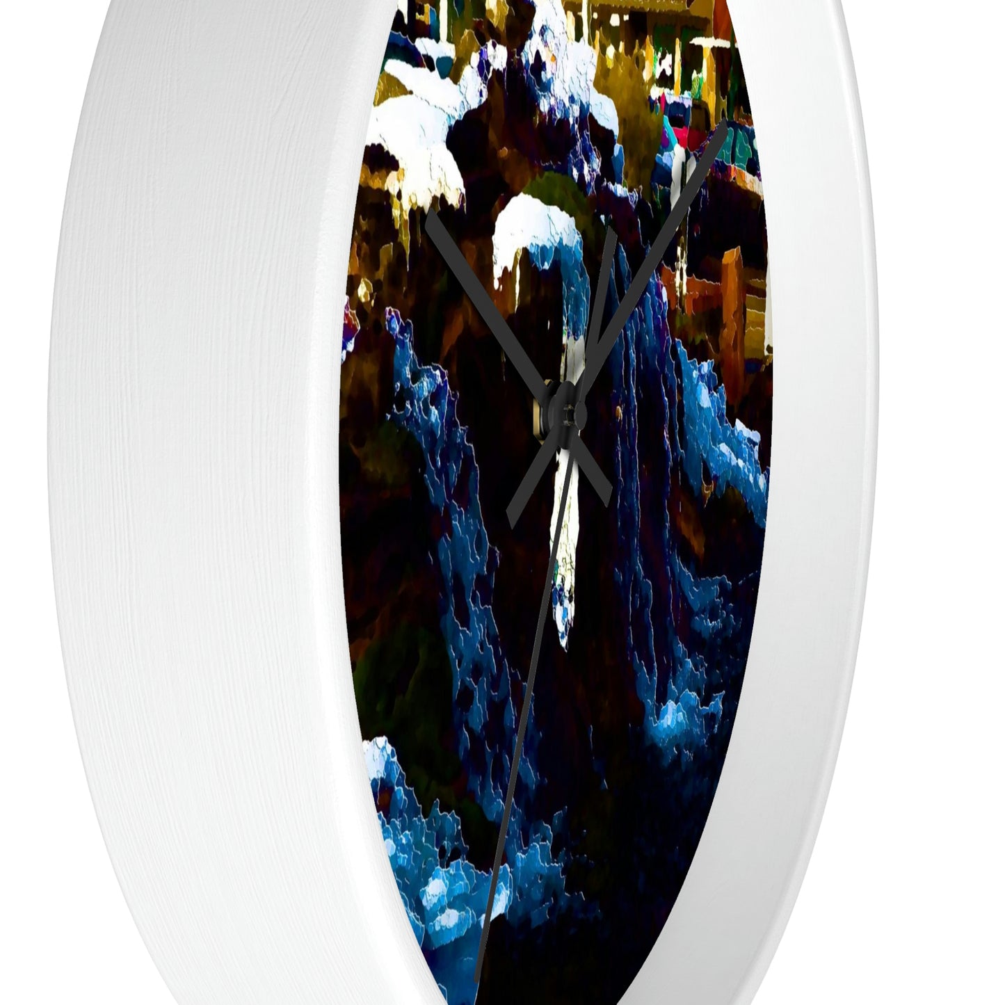 Wall clock ...  "Ice & Water Sculpted" ... Downtown Grangeville, Idaho ... Adjacent To Irwin Pharmacy ... 5Jan23 ... Original Works ...