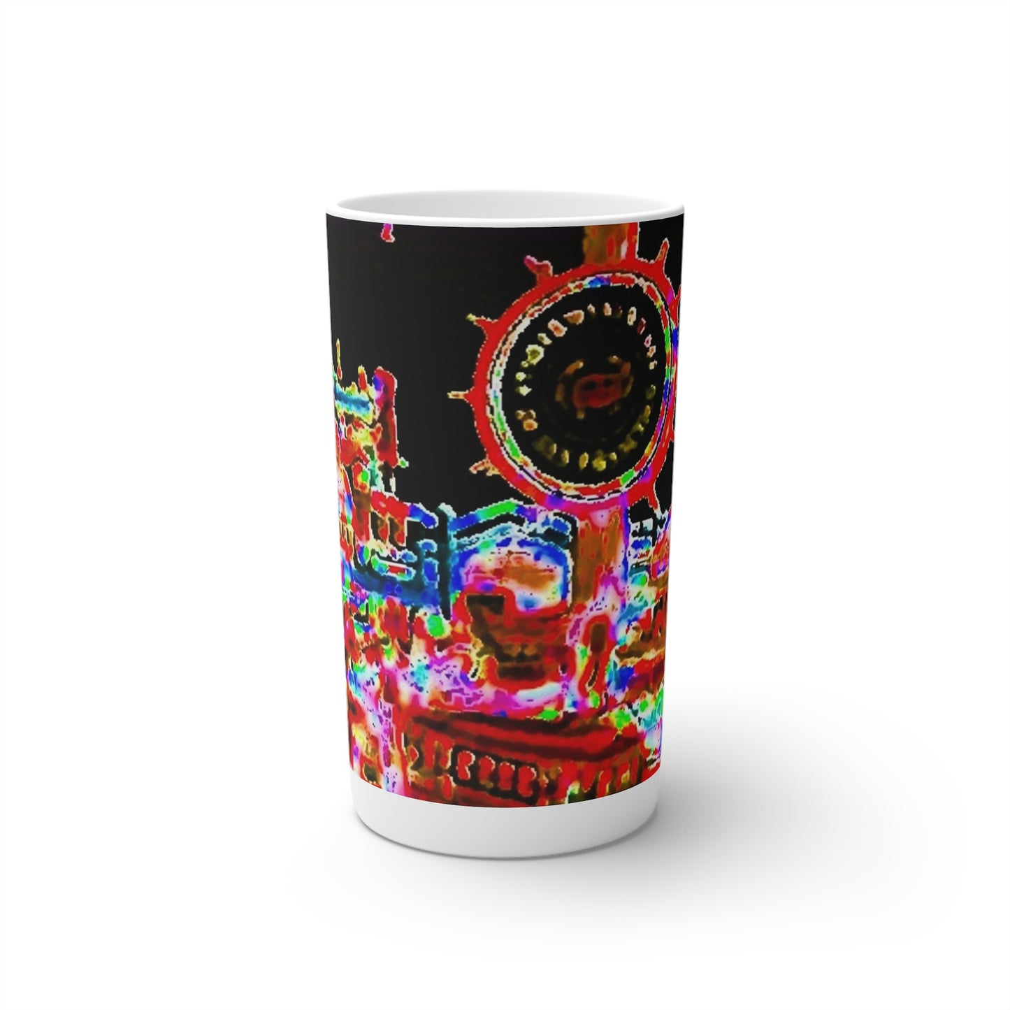 Conical Coffee Mugs (3oz, 8oz, 12oz) ... "No.9 Fishermen's Grotto - Fishermen's Wharf, SF, California" ... Family Archives: 1970's ... Original Works ...