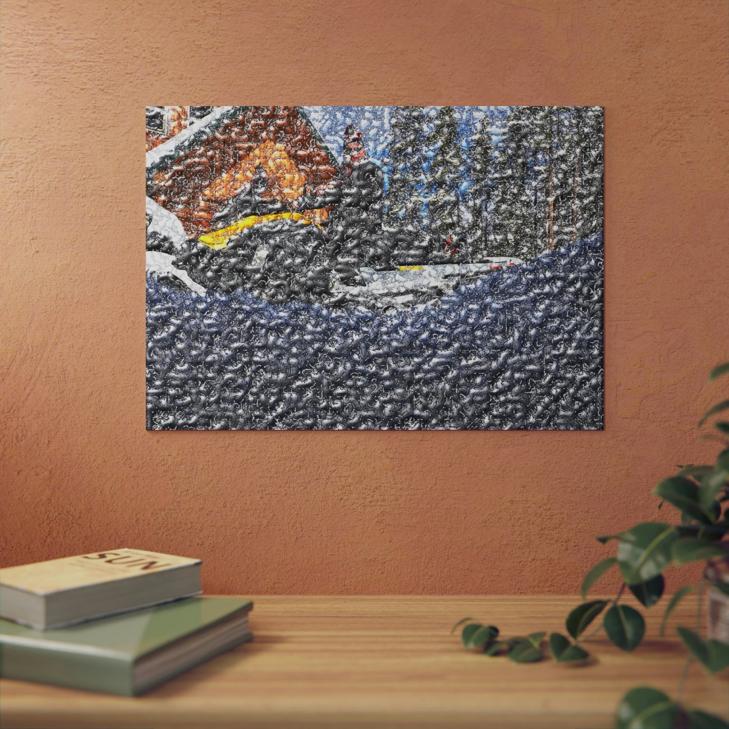 Aluminum Composite Panels ... "Packing After The Storm" ... Circa 3Apr23 ... Rhett Creek, Idaho, USA ... Original Works ...