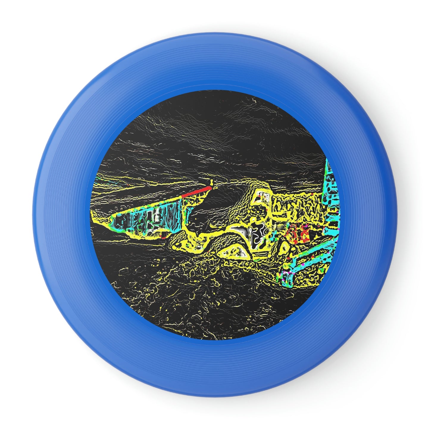 Wham-O Frisbee ... "Snow Vehicle In Snow Storm At-Rest" ... Circa 12Mar23 ... Central Idaho ... 18-Hours Rendering Time: Original Works ...