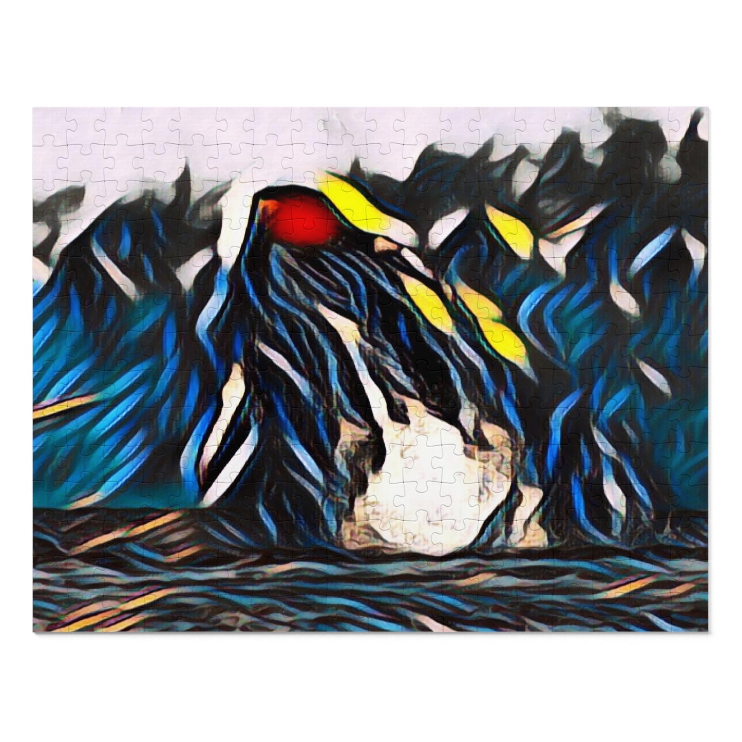 Jigsaw Puzzle (30, 110, 252, 500,1000-Piece) ... "Ken's Favourite Humpback Breach" ... Circa: 21st Century ... Maui, HI ... Original Works ...