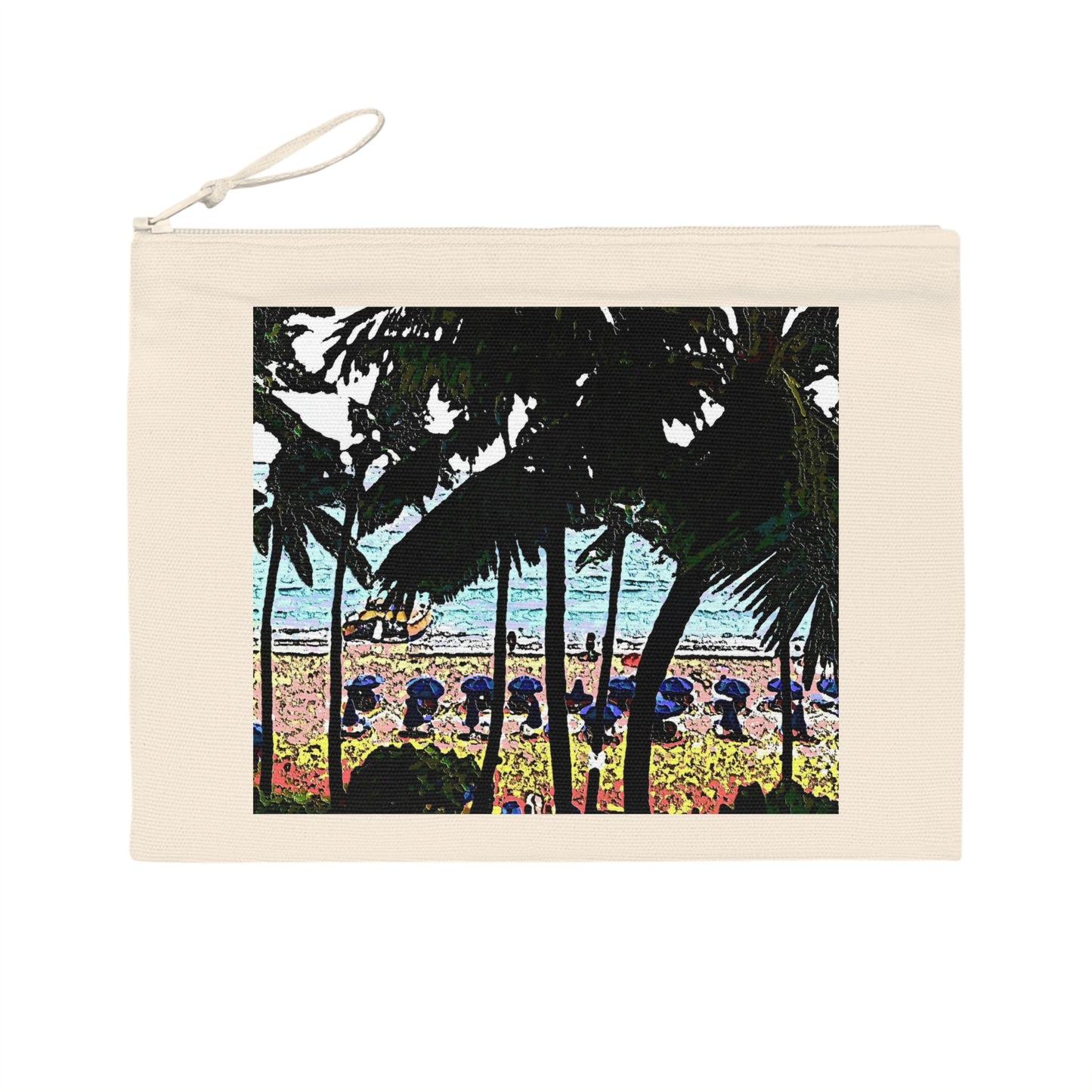 Pencil Case ... "A Beautiful Beach Amongst The Palms" ... The Outrigger Waikiki, Honolulu, Oahu ... Original Works ...