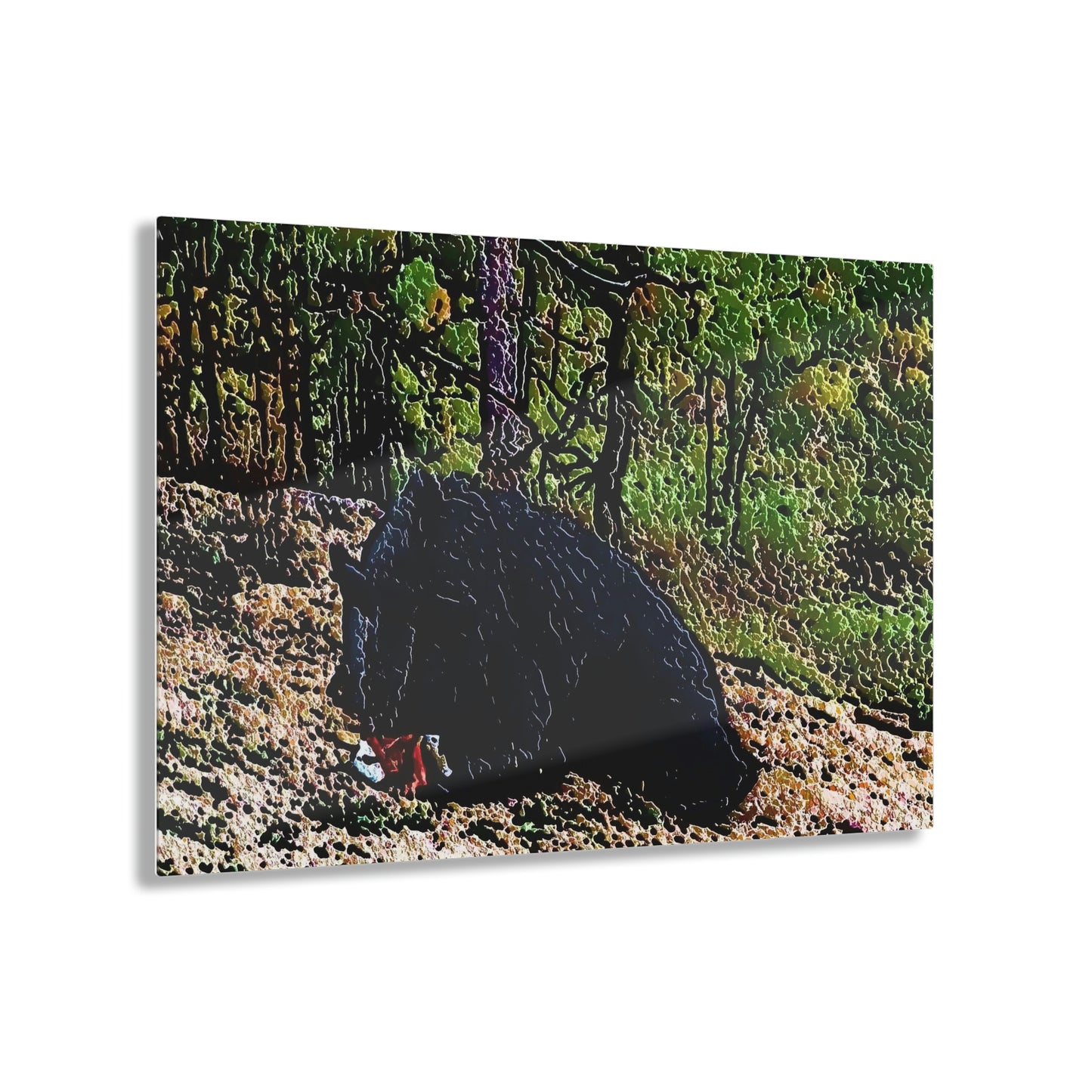 Acrylic Prints ... RCY: "Rhett Creek Yogi ... '500 Lbs Of Autumn Season Hunger' ..."  ... September 2022 ... Central Idaho ... Original Works ...
