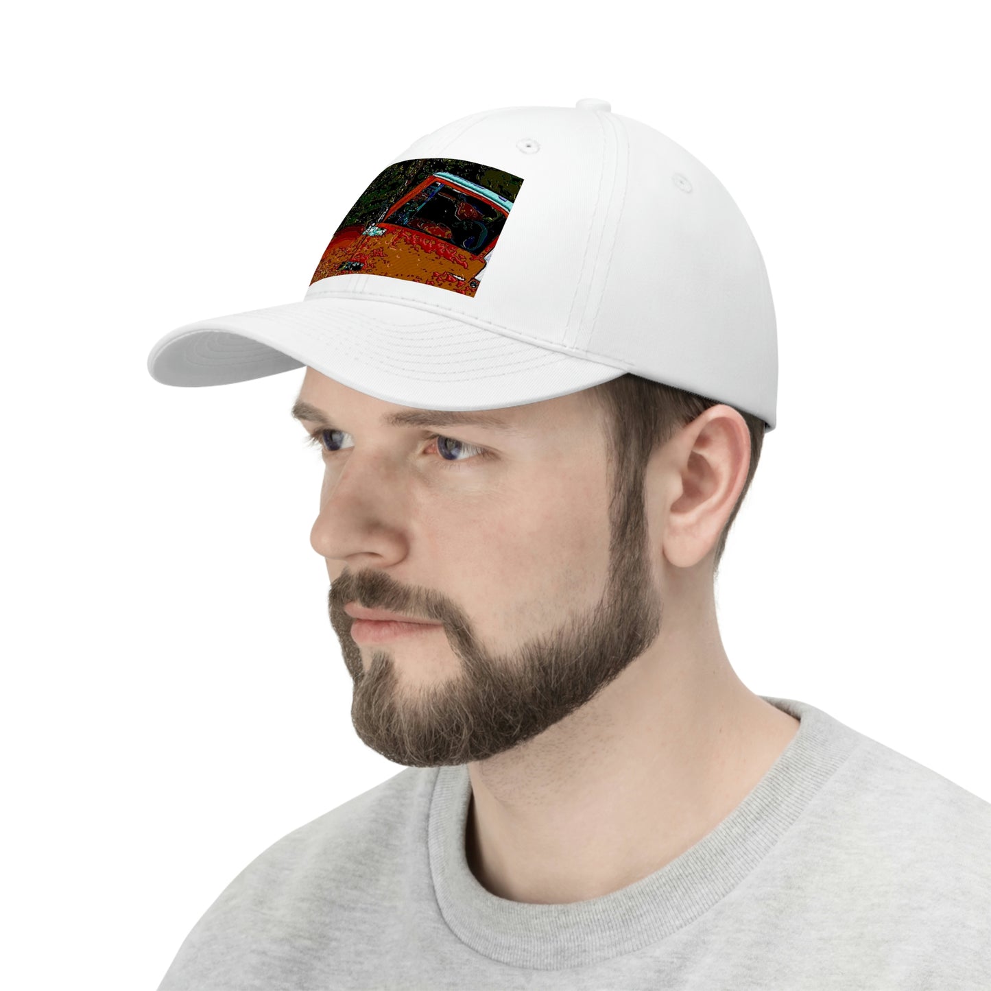 Unisex Twill Hat ... How-To-Drive-Idaho's-Mountain_Roads ... "Like A Professional" ... "Truckin' Like The Doo-Dah-Man" ...