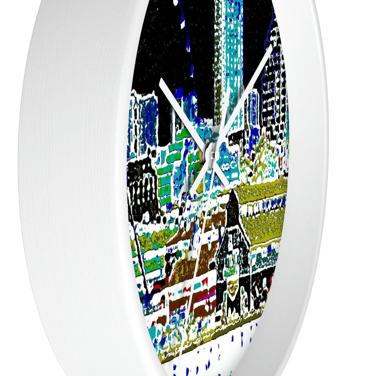 Wall clock ... That Classic Wheel ... 'Seattle's Wheel' ... & An Old Classic Waterside Vendors ...  'Family Archives' ... Original Works ...