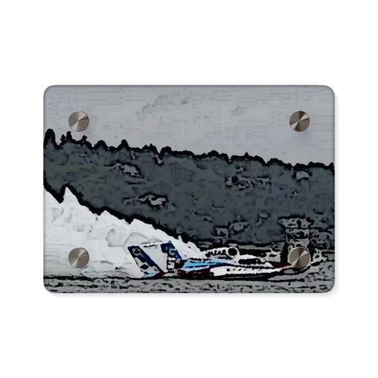 Acrylic Wall Art Panels ... Seattle Columbia Cup On Lake Washington ... "Dave Wilcox Heads For The Win" ... Associate Gift-Photo ... Original Works ...