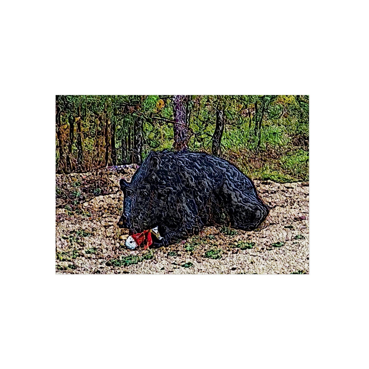 Aluminum Composite Panels ... A Local 'Yogi_5' ... RCY: "Rhett Creek Yogi: 500#'s Of Hungry Black Bear" ... 28-29Sep23 ... Original Works ... Client Project-Folio ...