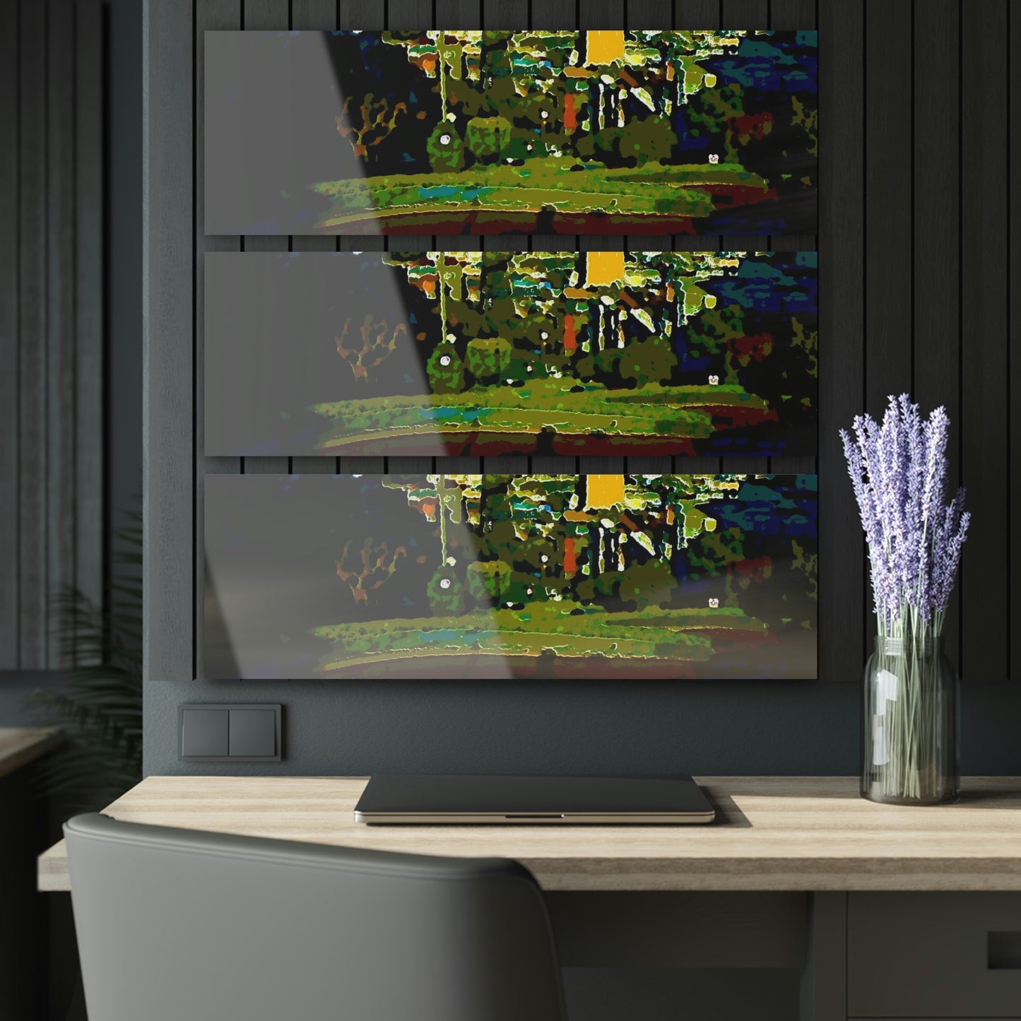 Acrylic Prints (Triptych) ...  "Lombard Street San Francisco, CA, USA" ... Family Archives 1970's ... Original Works ...
