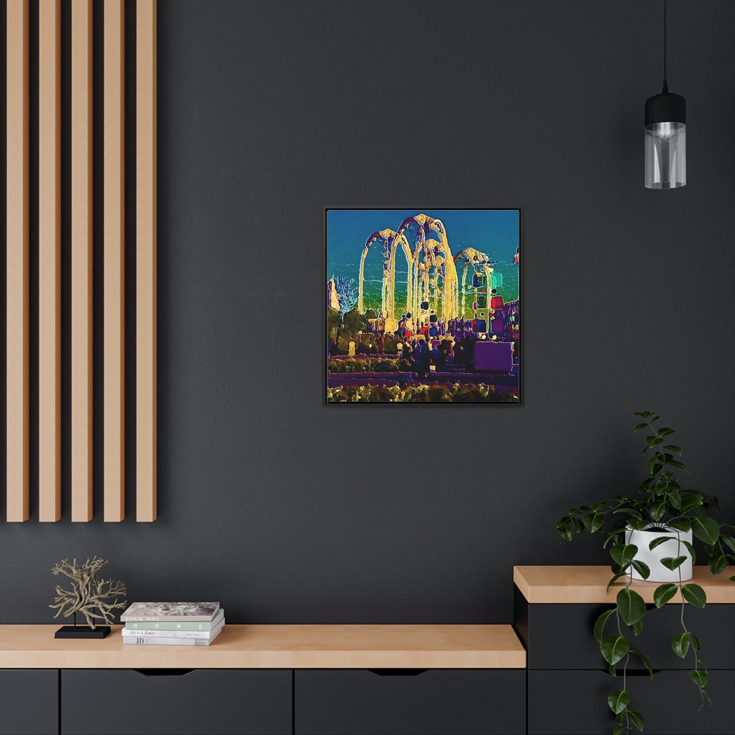 Gallery Canvas Wraps, Square Frame ... "Arches 'Like-No-Other' ... " Seattle World's Fair: 1962. A Family Original ...