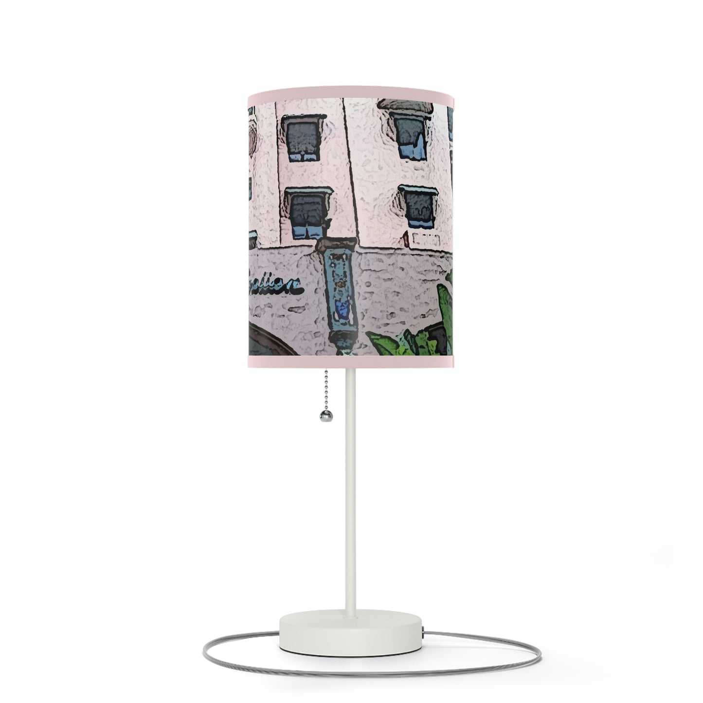 Lamp on a Stand, US|CA plug ...  "La Grande Entree" At: 'The Pink Palace' ... The Royal Hawai'ian ... Honolulu, HI ... '27Oct2014' ... Original Works ...