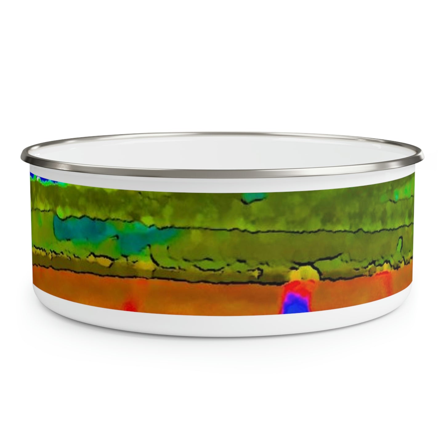 Enamel Bowl ..."Lombard Street San Francisco, CA, USA" ... Family Archives 1970's ... Original Works ...